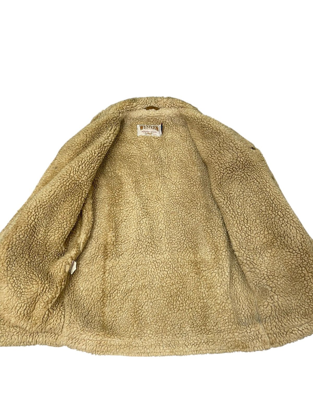 Schott Suede Leather Vtg Schott Western Shearling Sherpa Jacket 1🟦 Size US M / EU 48-50 / 2 - 7 Thumbnail