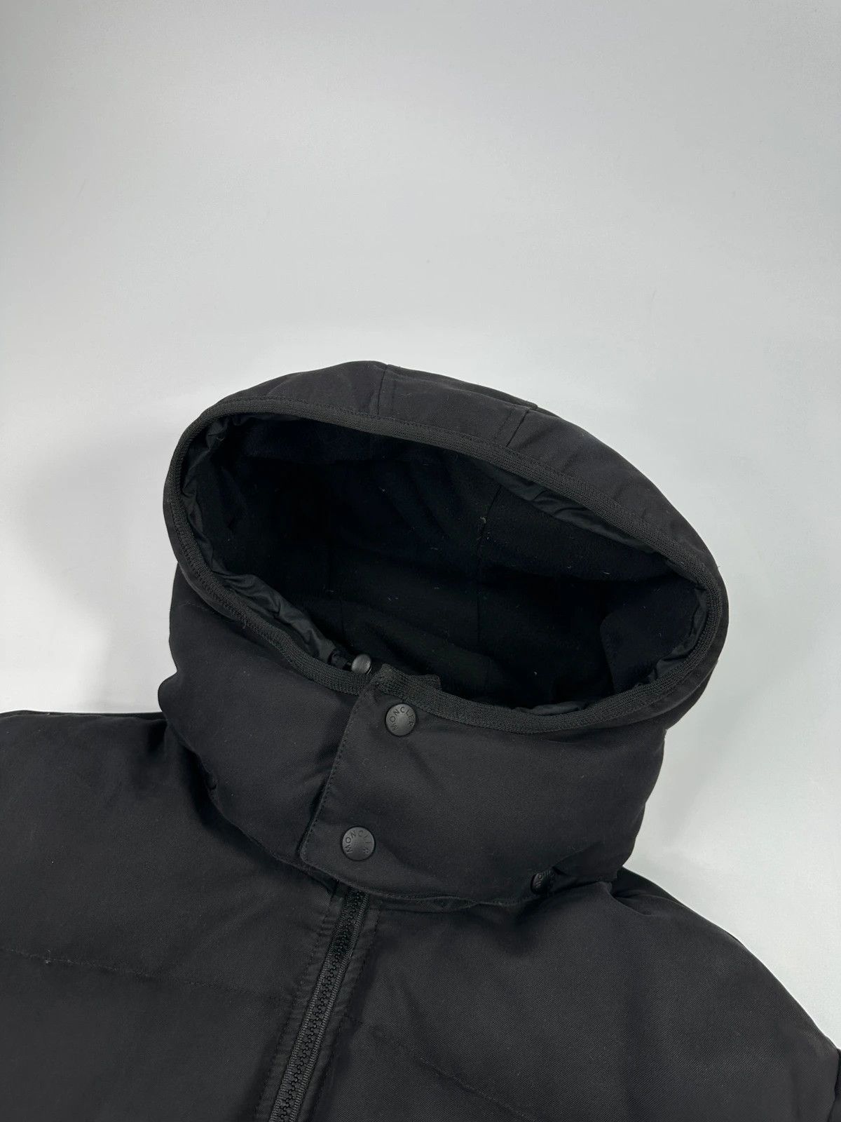Moncler Moncler 00’s Maya Black Cotton & Down Hooded Puffer Jacket Size US L / EU 52-54 / 3 - 2 Thumbnail