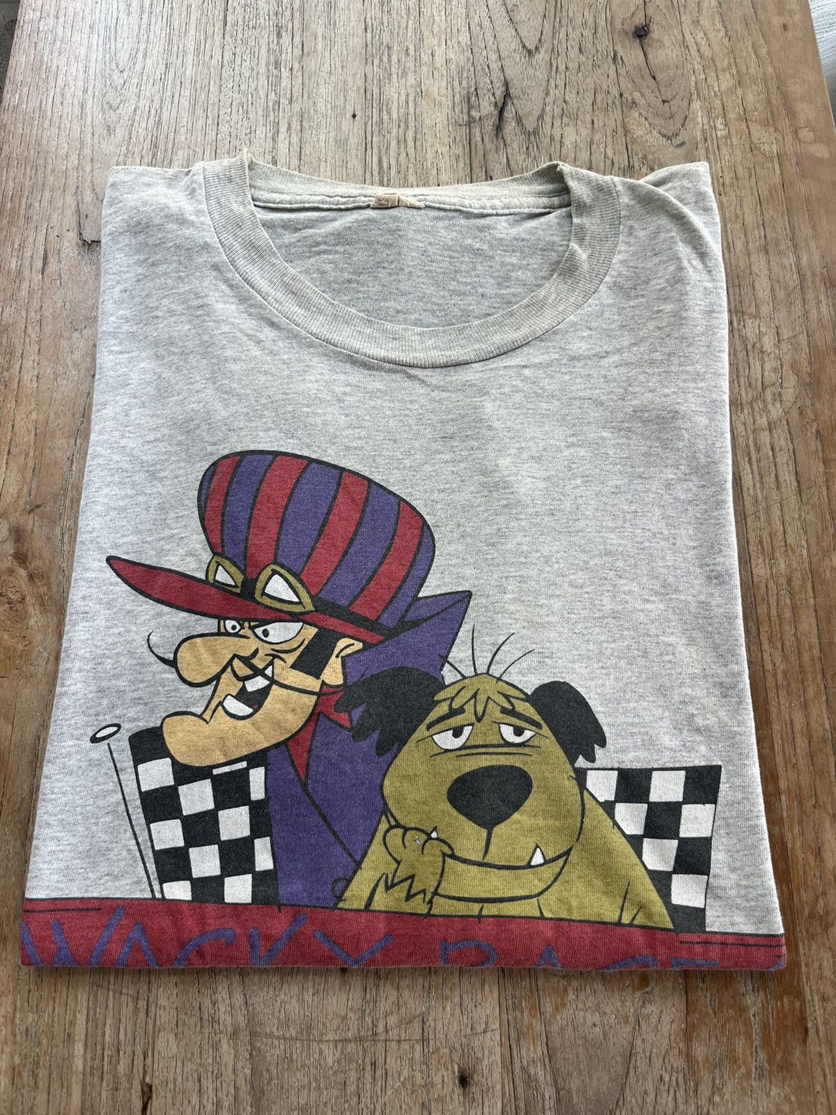 Cartoon Network × Vintage Vintage WACKY RACES 90’s Hanna-Barbera Production Tshirt Size US XL / EU 56 / 4 - 1 Thumbnail