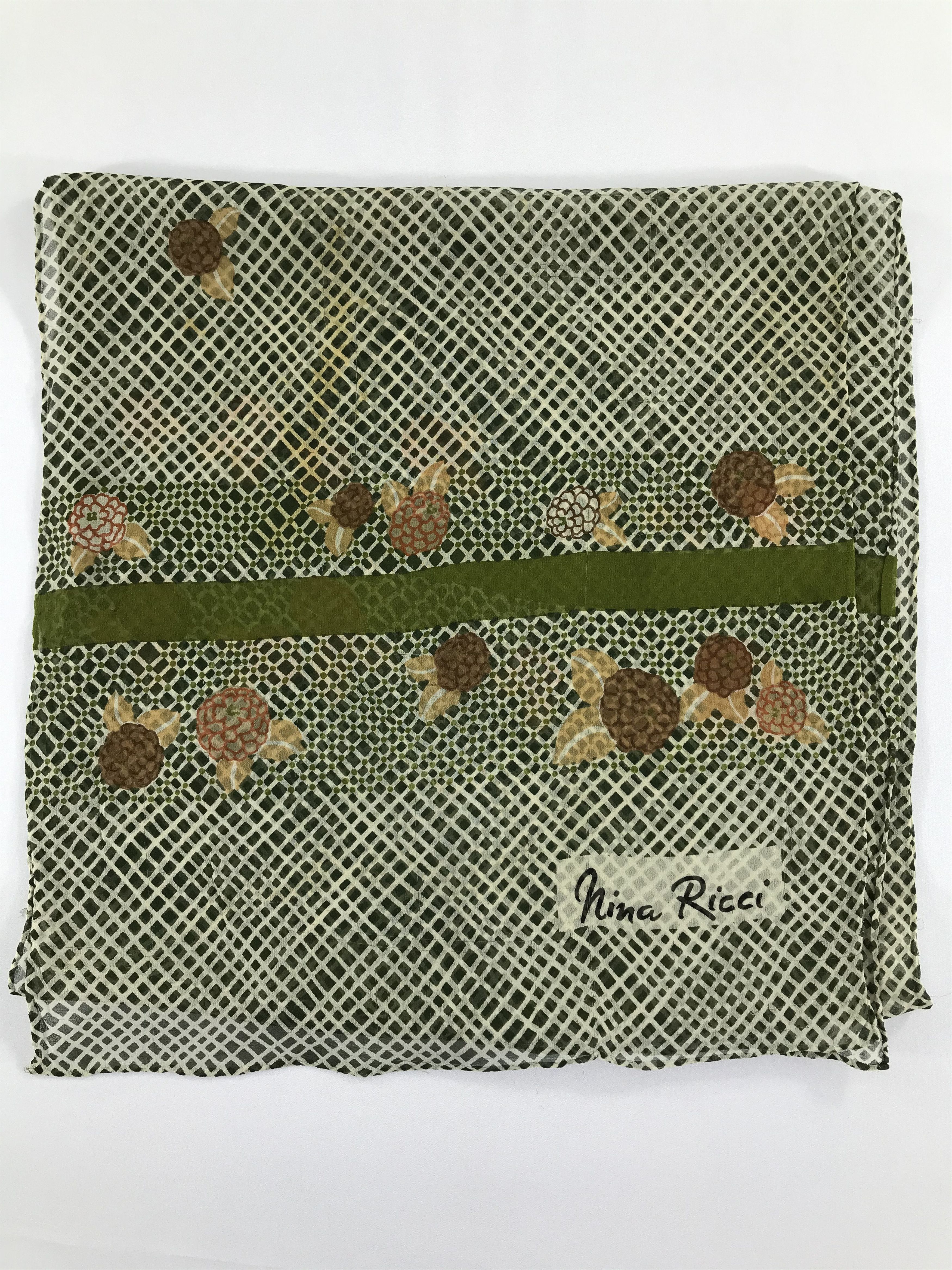 Nina Ricci × Vintage Vintage Nina Ricci Silk Scarf Size ONE SIZE - 2 Thumbnail