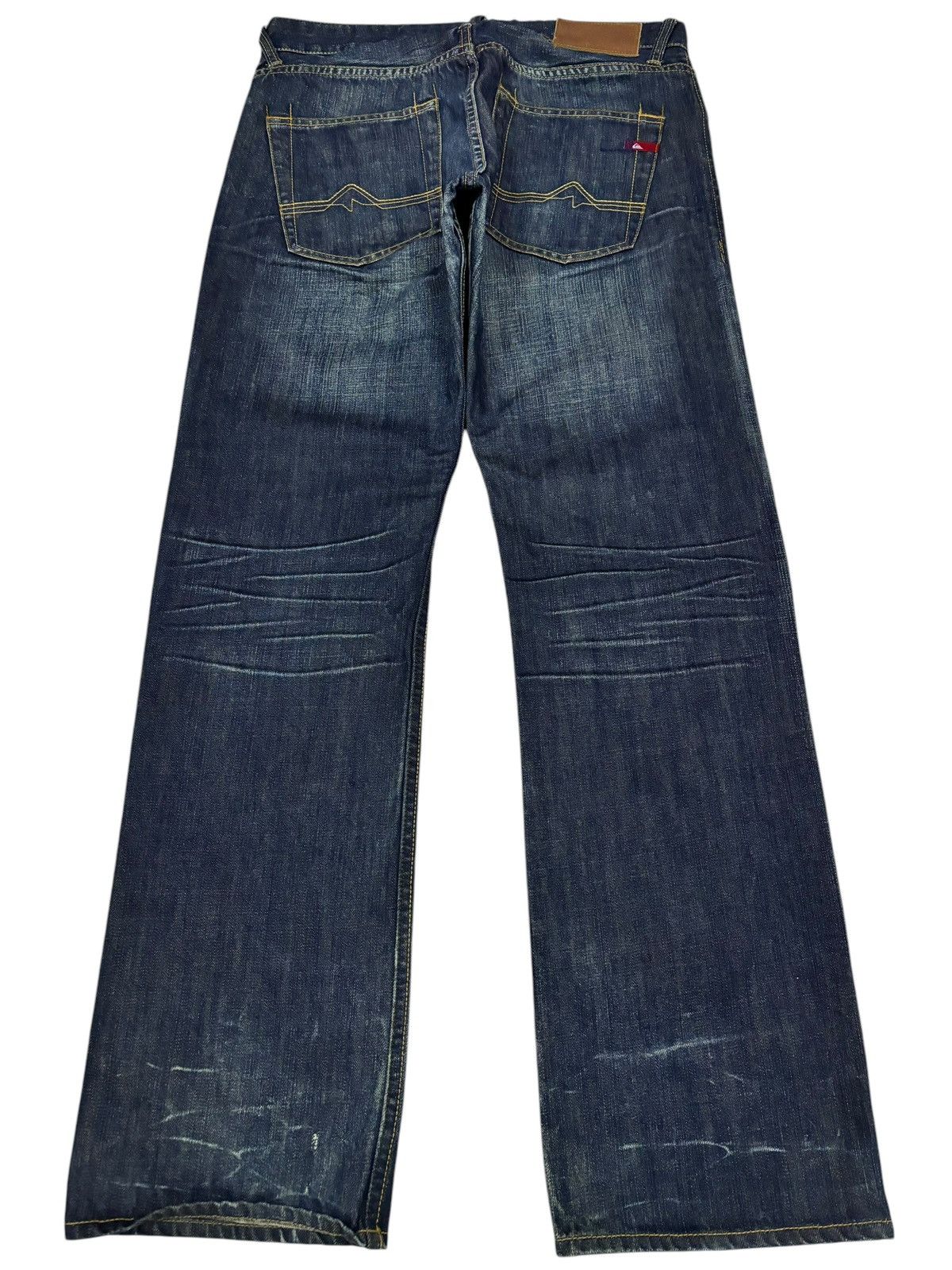 Quicksilver × Quiksilver Vintage Quiksilver Buster Faded Relaxed Fit Jeans Size US 32 / EU 48 - 2 Thumbnail