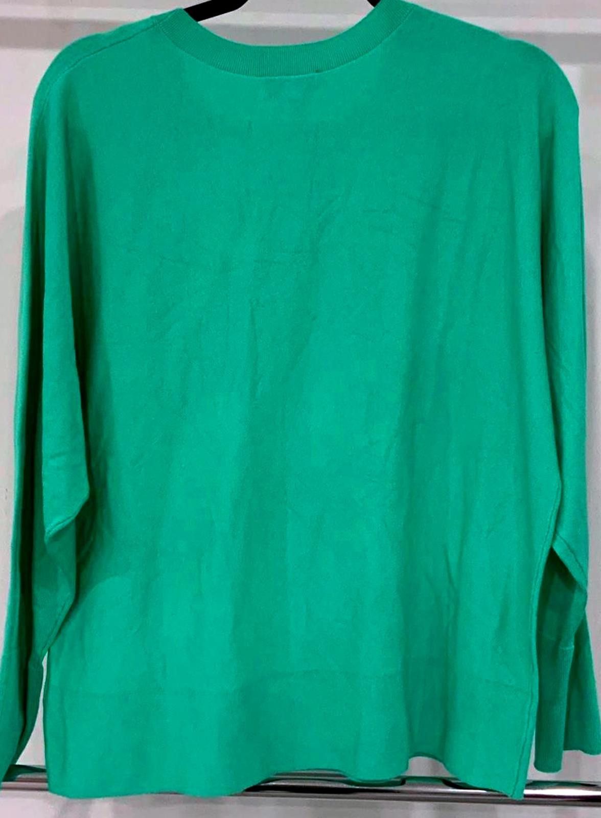 Express Express Lightweight Mint Green Crew Neck Sweater Size L / US 10 / IT 46 - 2 Thumbnail