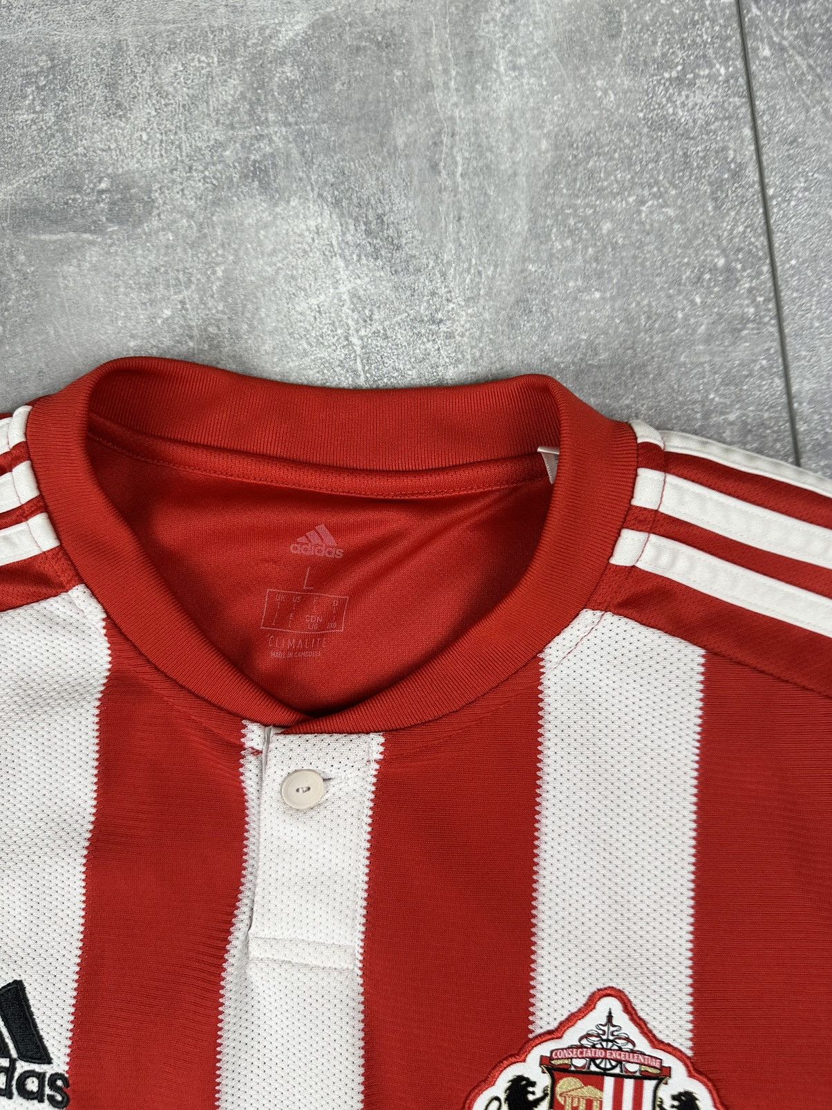 Adidas Adidas Sunderland Fc 2018/19 Home Soccer Jersey Size US L / EU 52-54 / 3 - 9 Thumbnail