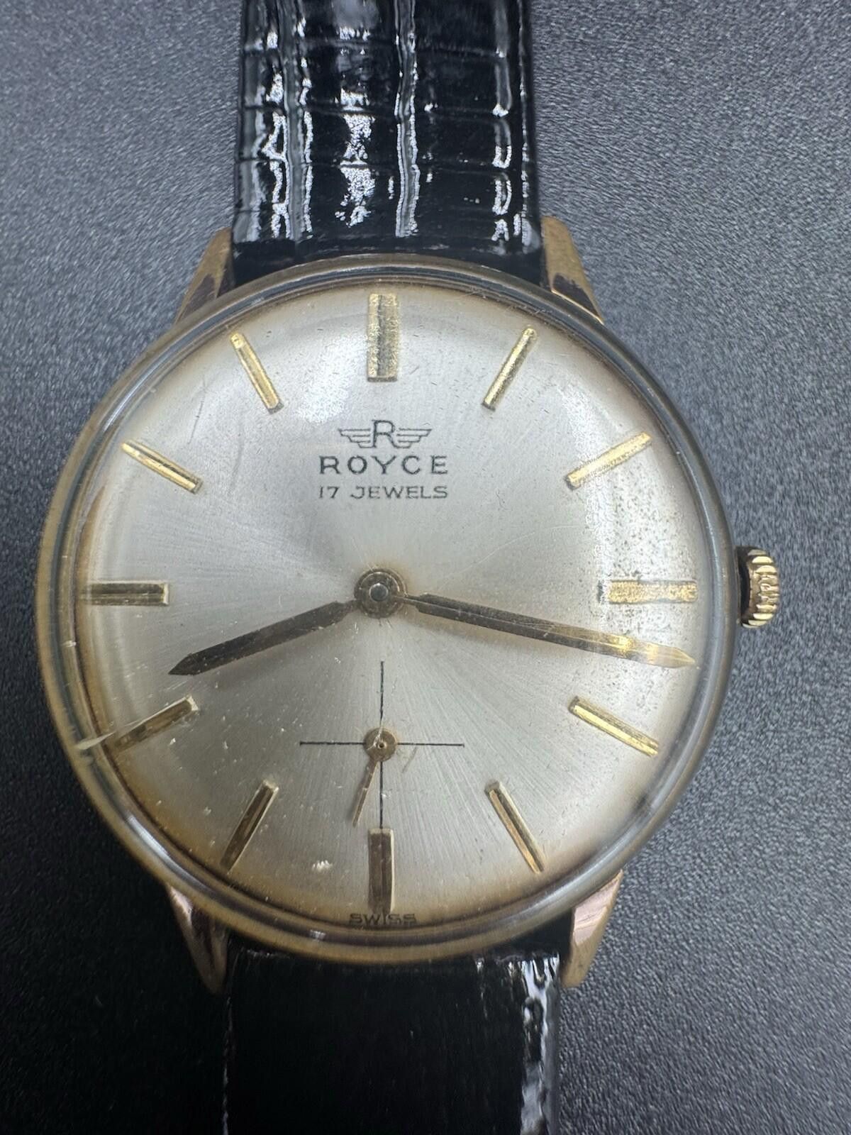 Other Vintage Royce 17 Jewels Automatic Watch Gold Case Swiss Made Size ONE SIZE - 4 Thumbnail