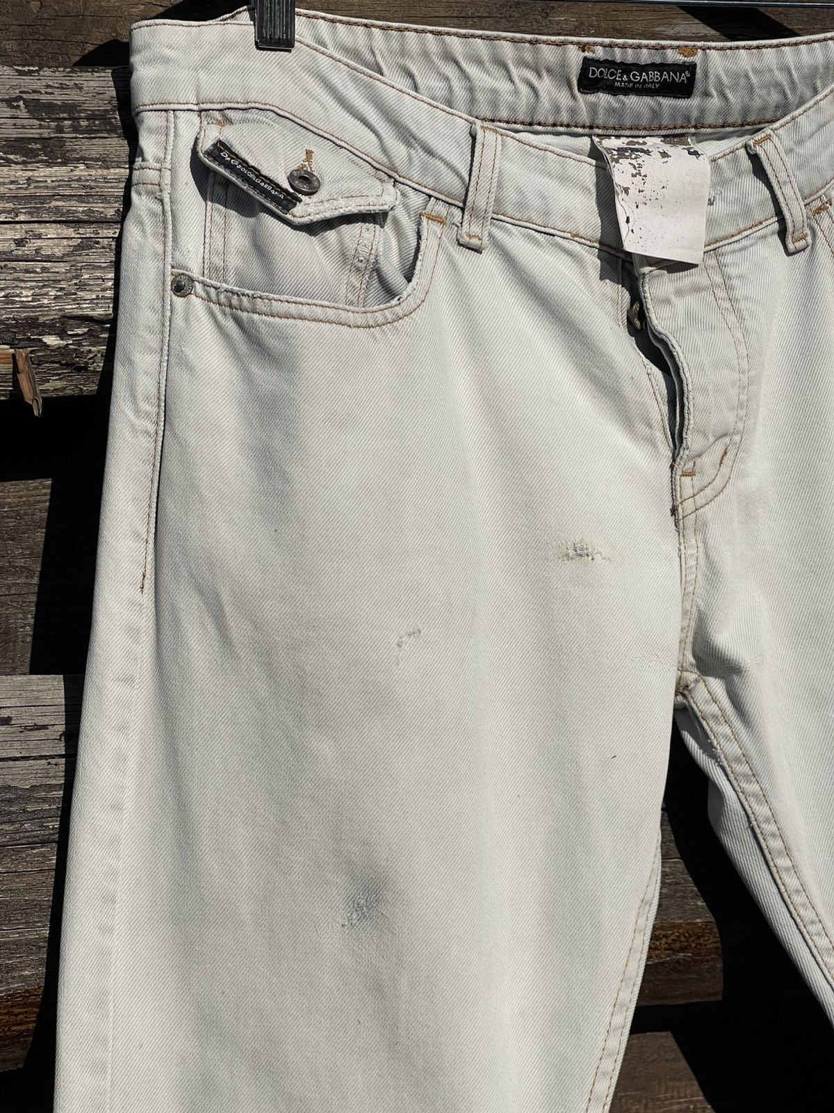Dolce & Gabbana Y2K Dolce & Gabbana grey jeans Vintage Size US 34 / EU 50 - 10 Thumbnail