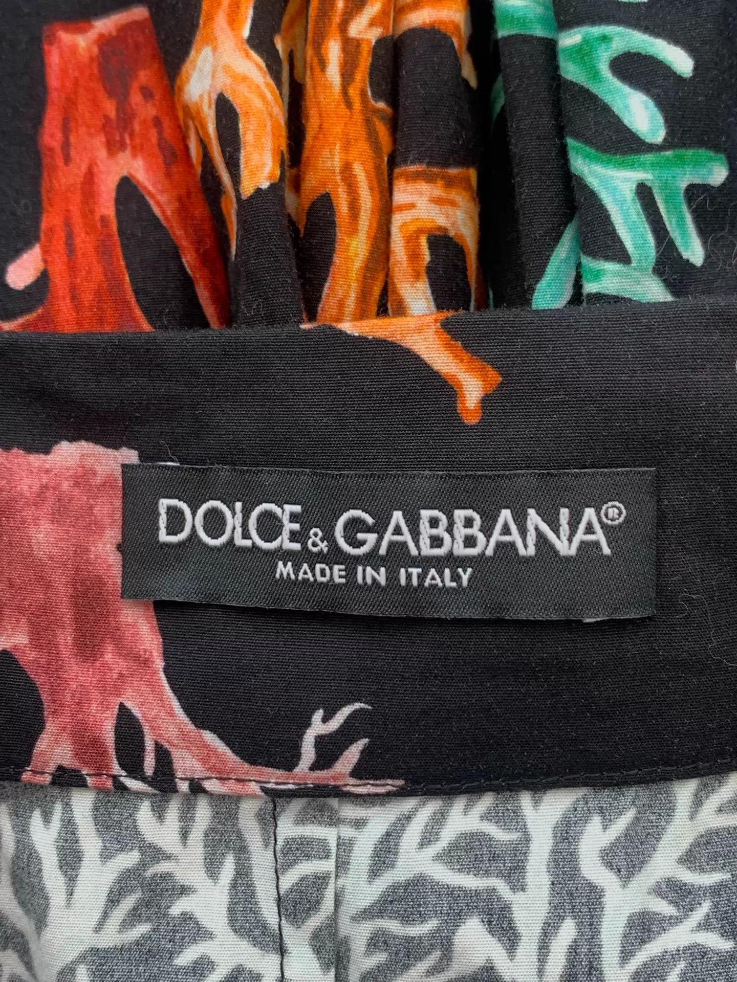Dolce & Gabbana DG Colorful Coral Floral Pleated Midi Skirt 38 Size 26" / US 2 / IT 38 - 4 Thumbnail
