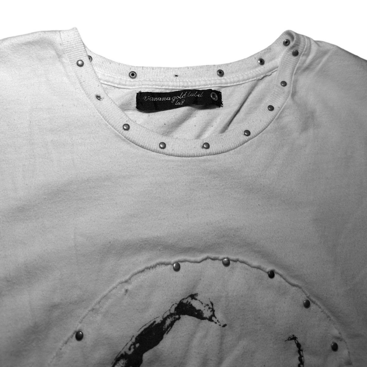 If Six Was Nine Studded Patchwork T-Shirt Size US M / EU 48-50 / 2 - 2 Thumbnail