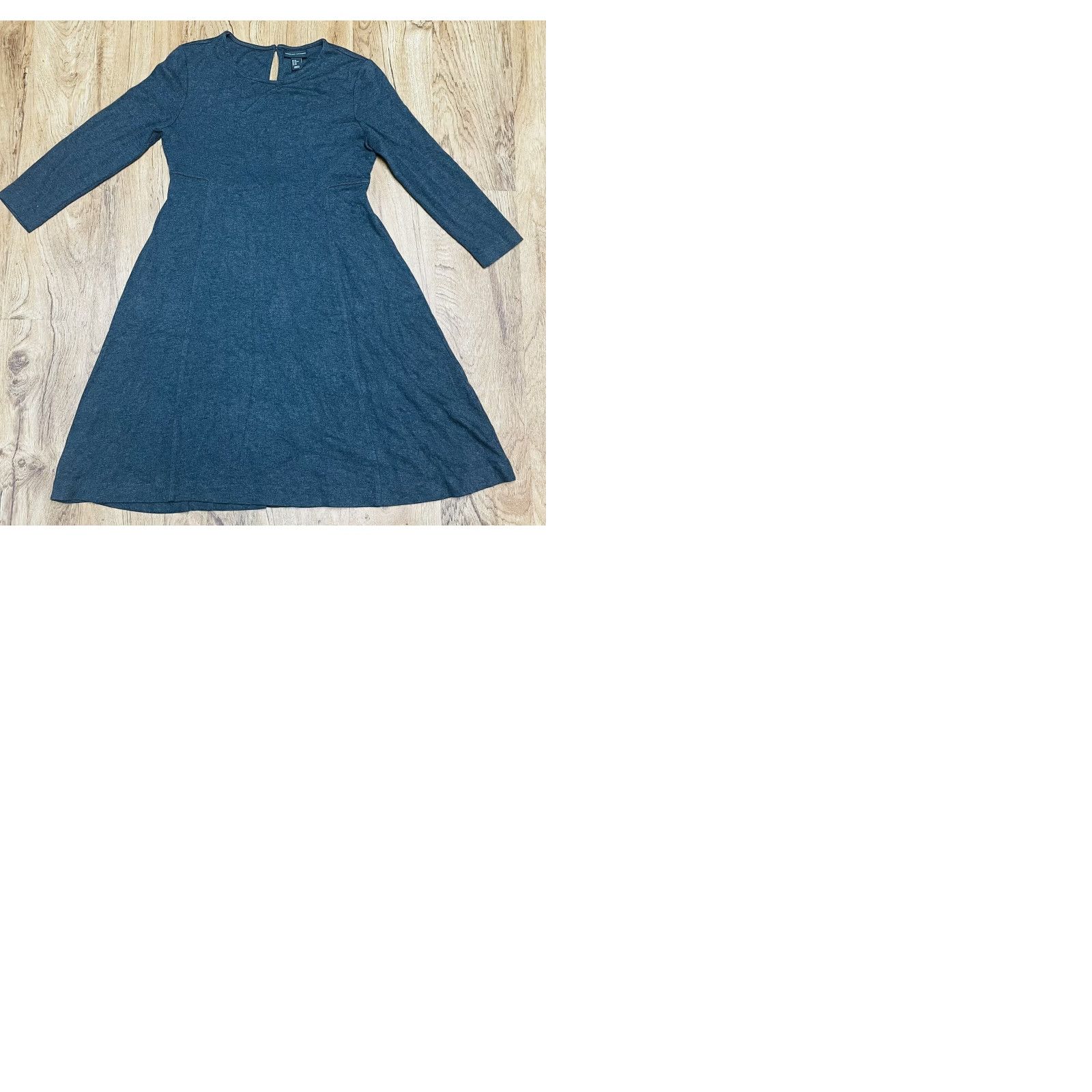 Vintage Adrienne Vittadini Dress Dark Gray 1/2 Sleeve Pullover Women’s XS Regular Short Sleeve Sheath Knit Rayon Polyester Wrinkle Resistant Size M / US 6-8 / IT 42-44 - 8 Thumbnail