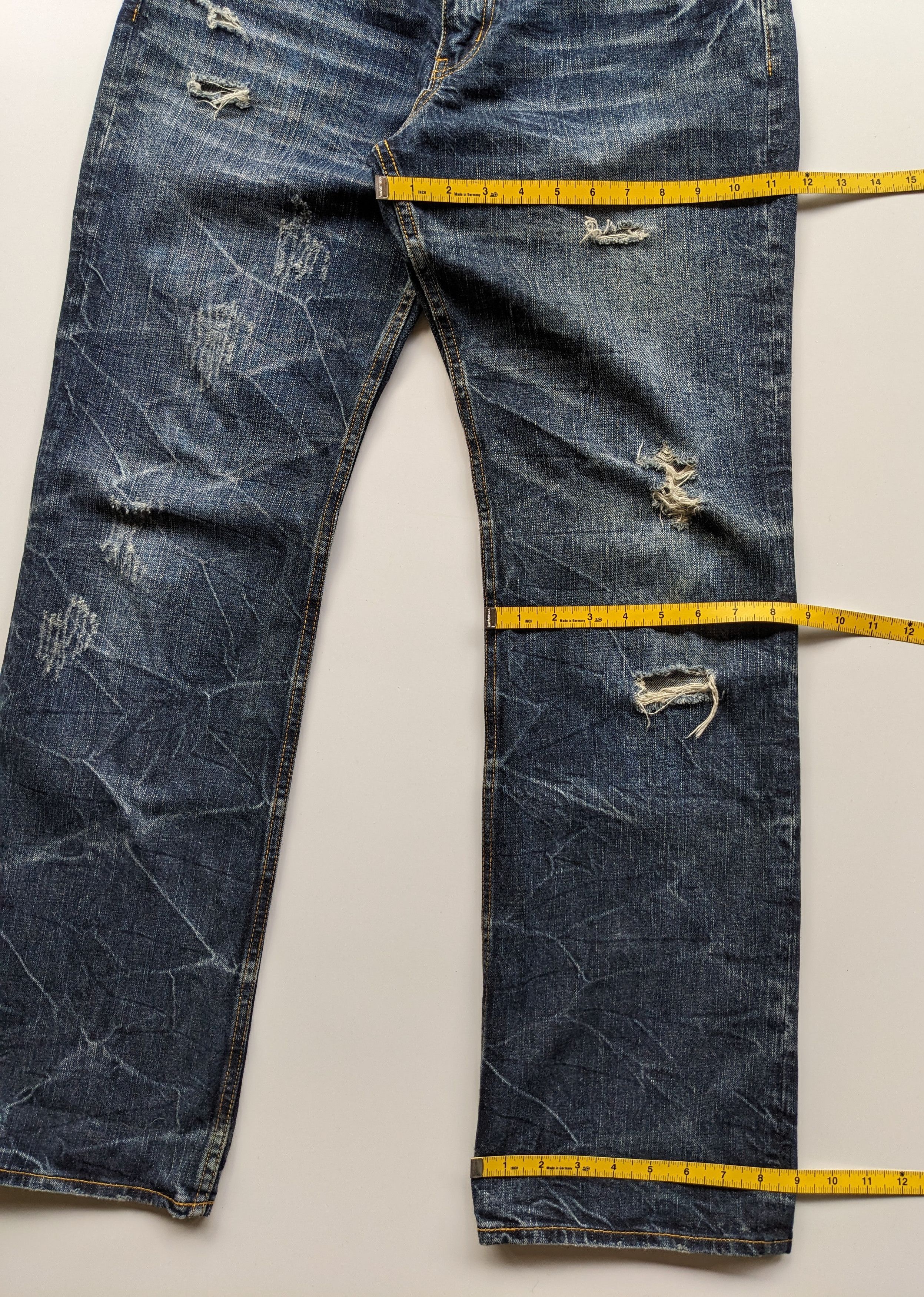 Japanese Brand Theoria Jeans python distressed jeans Size US 32 / EU 48 - 5 Thumbnail