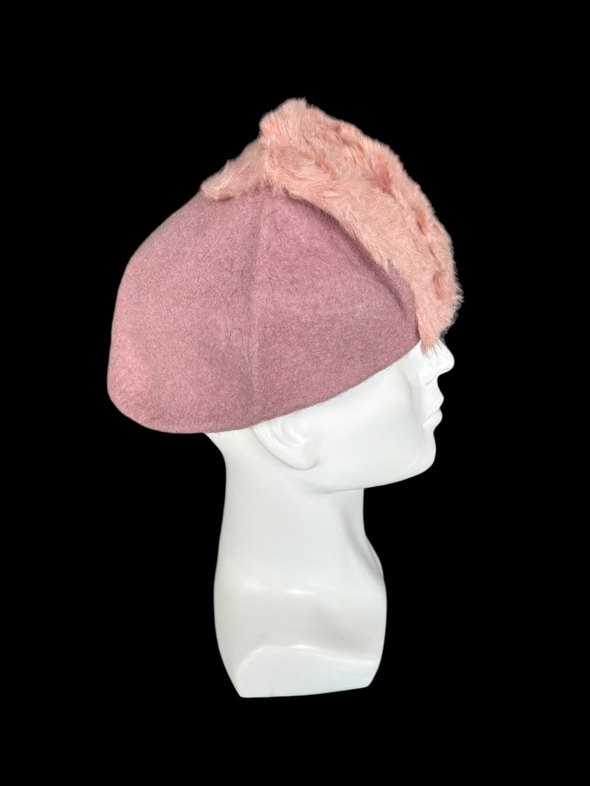 Japanese Brand × Kapital × Vintage Japanese Style Half Fur Hats Rare Design 🎌☠️☠️ Size ONE SIZE - 2 Thumbnail