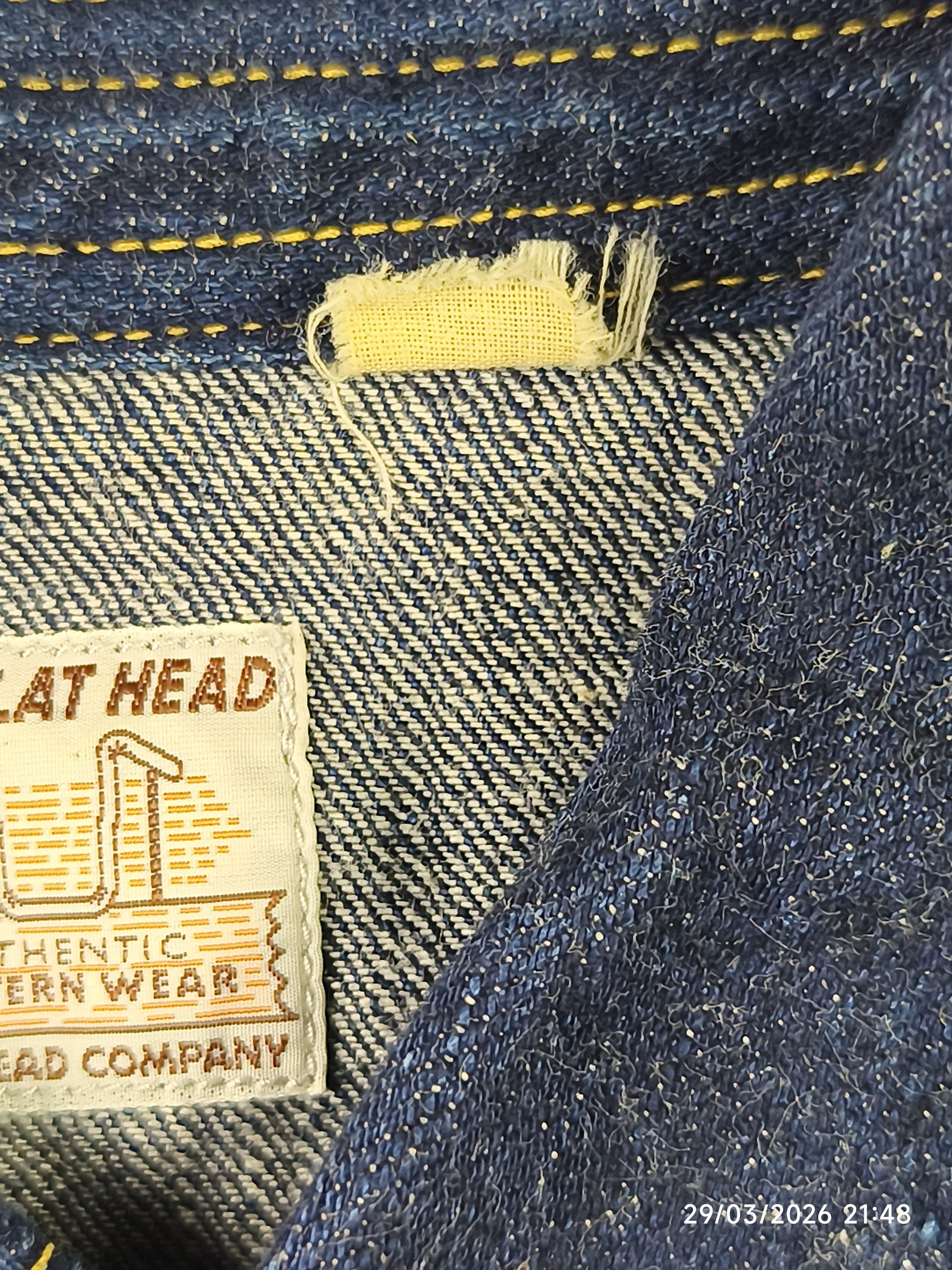 The Flat Head The flat head 7002W sawtooth western denim shirt 12oz Size US S / EU 44-46 / 1 - 7 Thumbnail