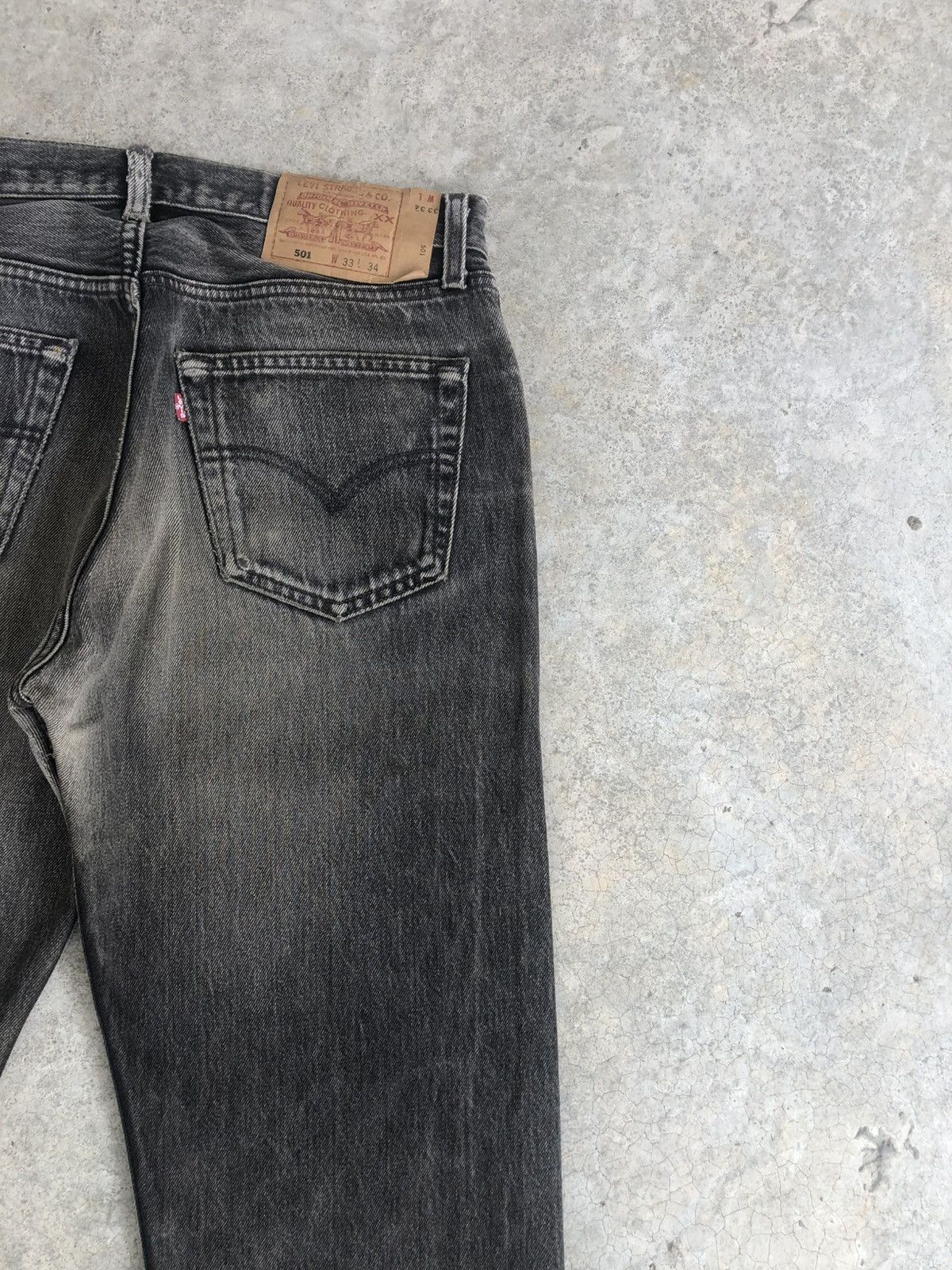 If Six Was Nine Vintage 90’s Levi’s 501 Distressed Denim Size US 32 / EU 48 - 10 Thumbnail