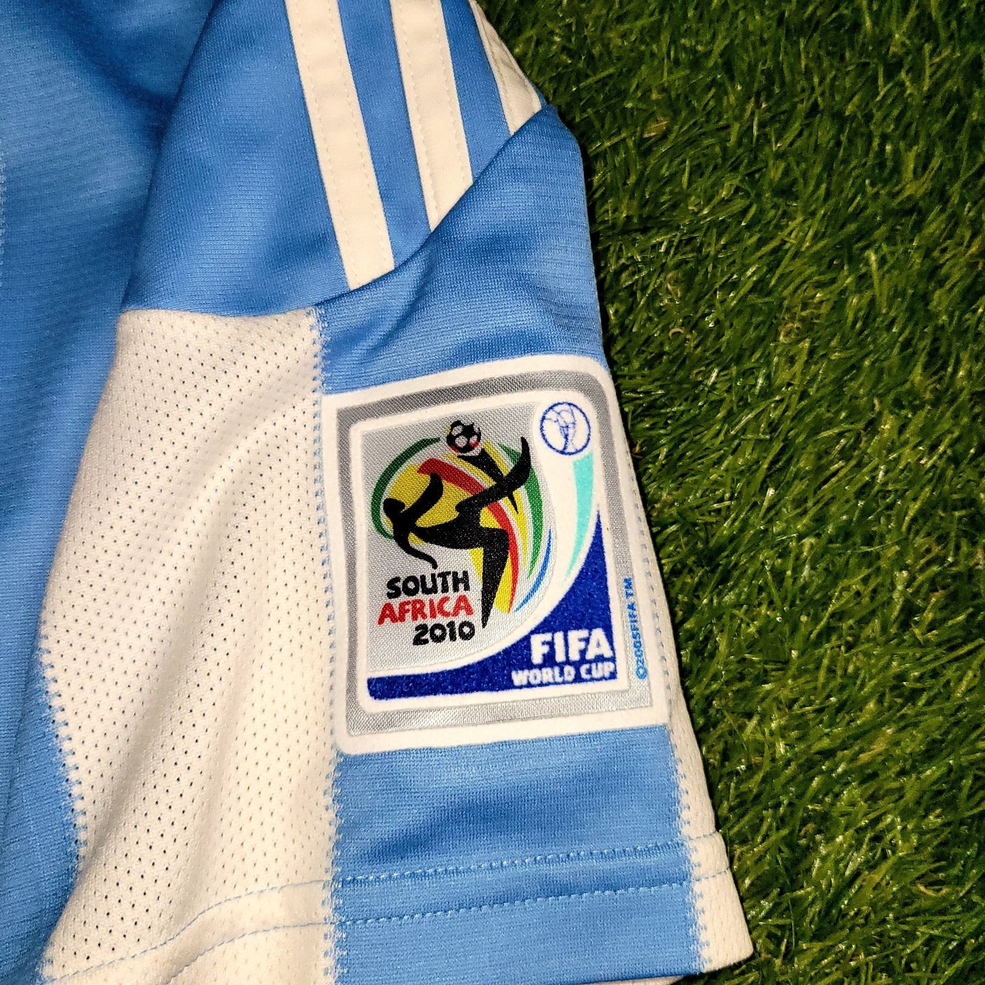 Adidas Messi Argentina 2010 WORLD CUP Home Soccer Jersey M Size US M / EU 48-50 / 2 - 6 Thumbnail
