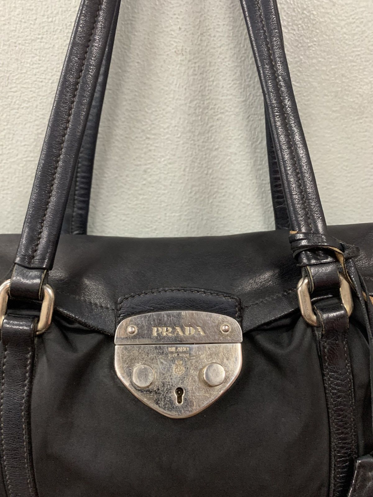 Prada Prada leather nylon bag Size ONE SIZE - 3 Thumbnail