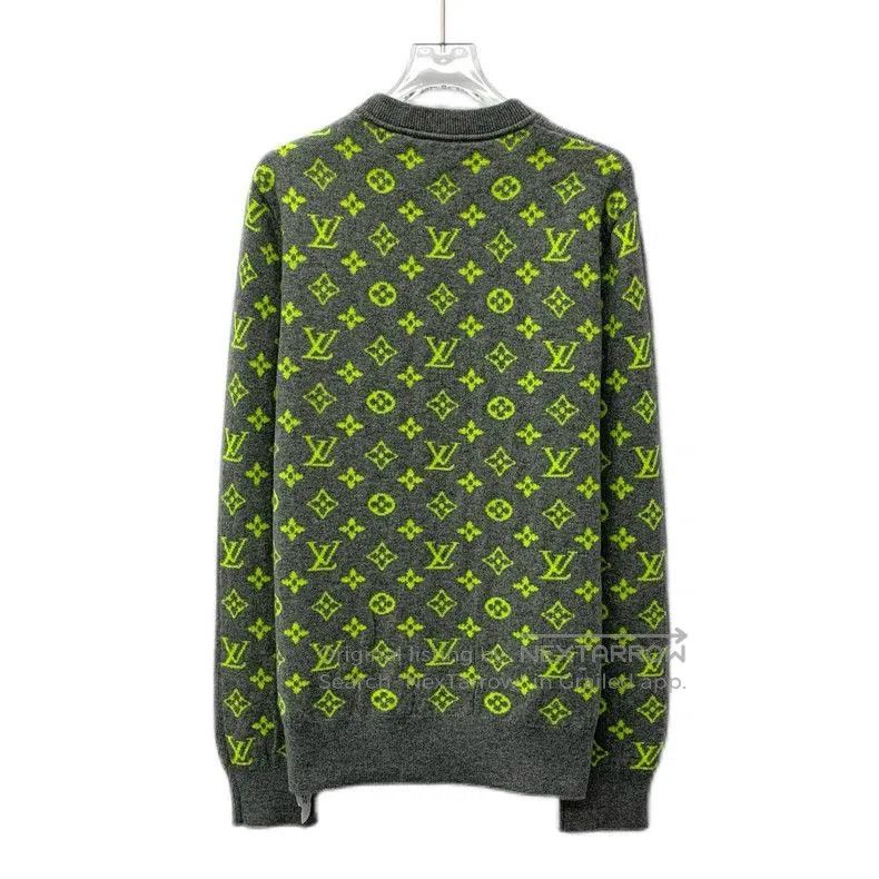 Louis Vuitton Louis Vuitton Gray Cashmere Logo Sweater. Size US S / EU 44-46 / 1 - 2 Thumbnail