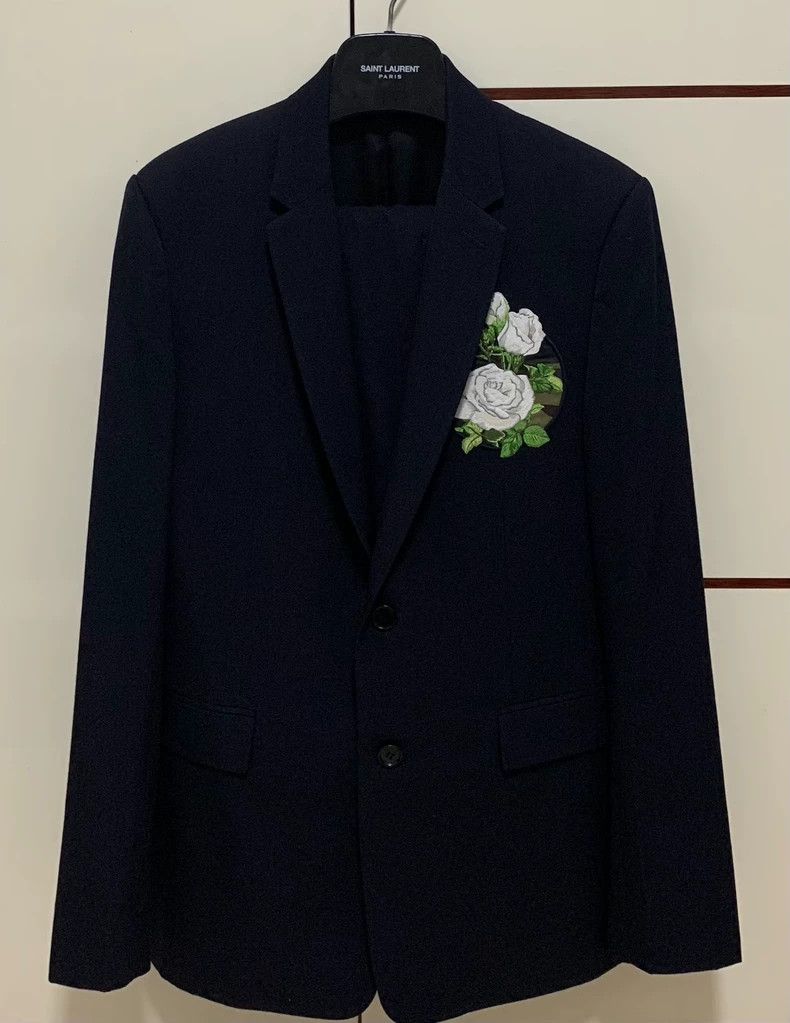 Dior Dior 16 SS Show Style Camellia suit 2502-Nextarrow Size 46R - 1 Thumbnail