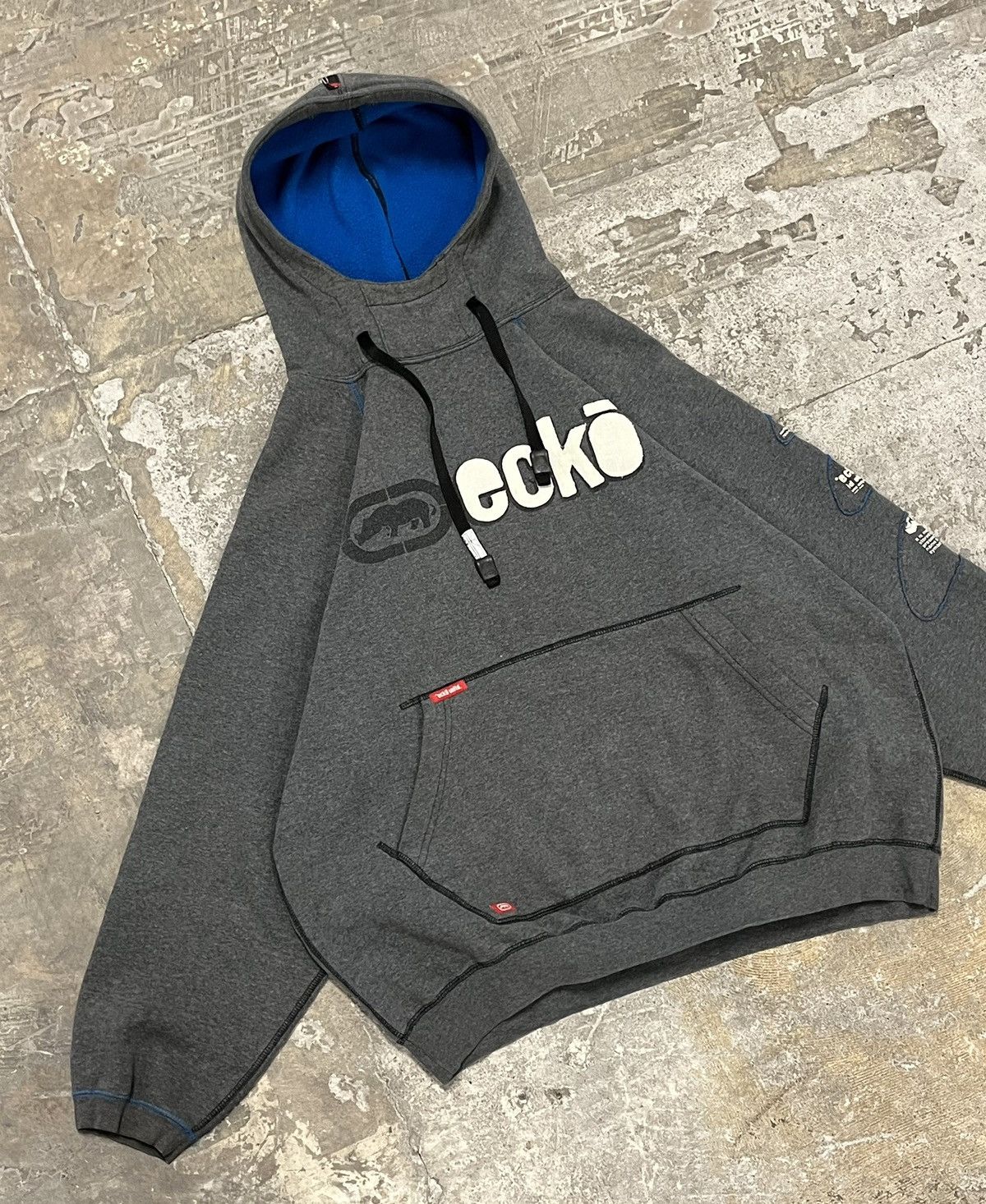 Ecko Unltd. × Vintage Crazy rare y2k ecko streetwear hip hop skater hoodie Size US XL / EU 56 / 4 - 2 Thumbnail