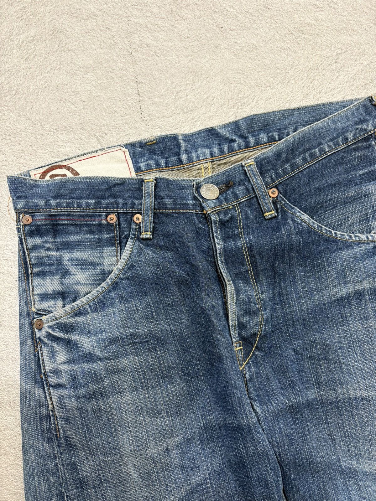Kapital 2000s Destroy levis RL bootcut japan denim Size US 31 - 3 Thumbnail
