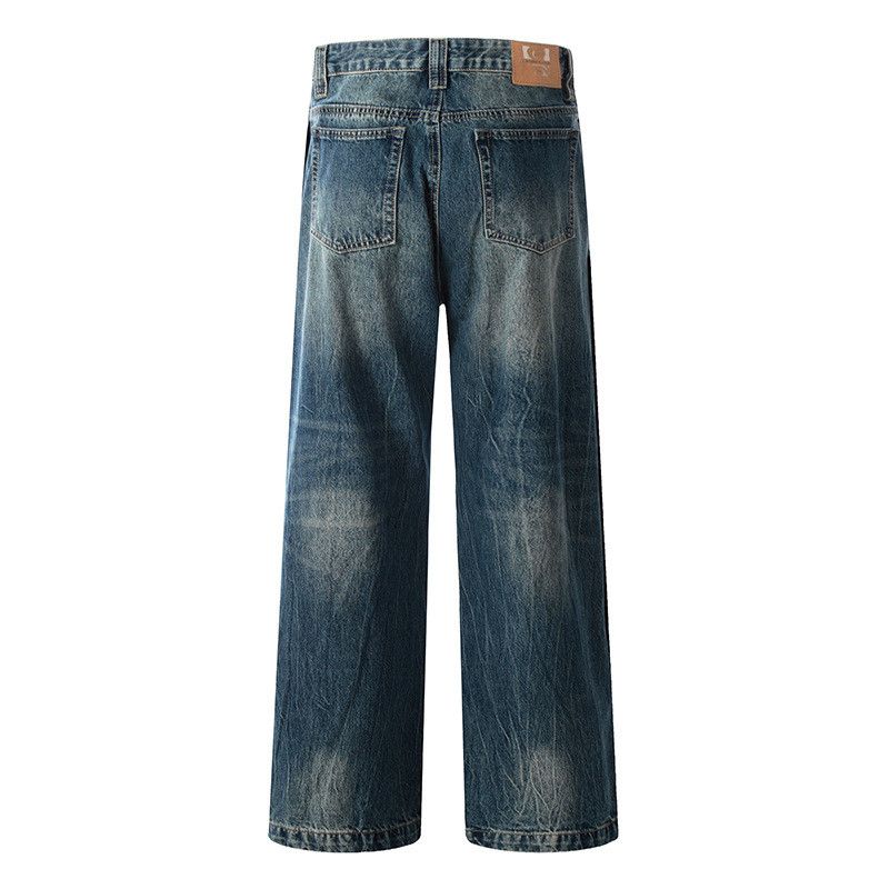 Vintage Men's Vibe American High Street Lightning Wash Jeans Size US 32 / EU 48 - 2 Thumbnail