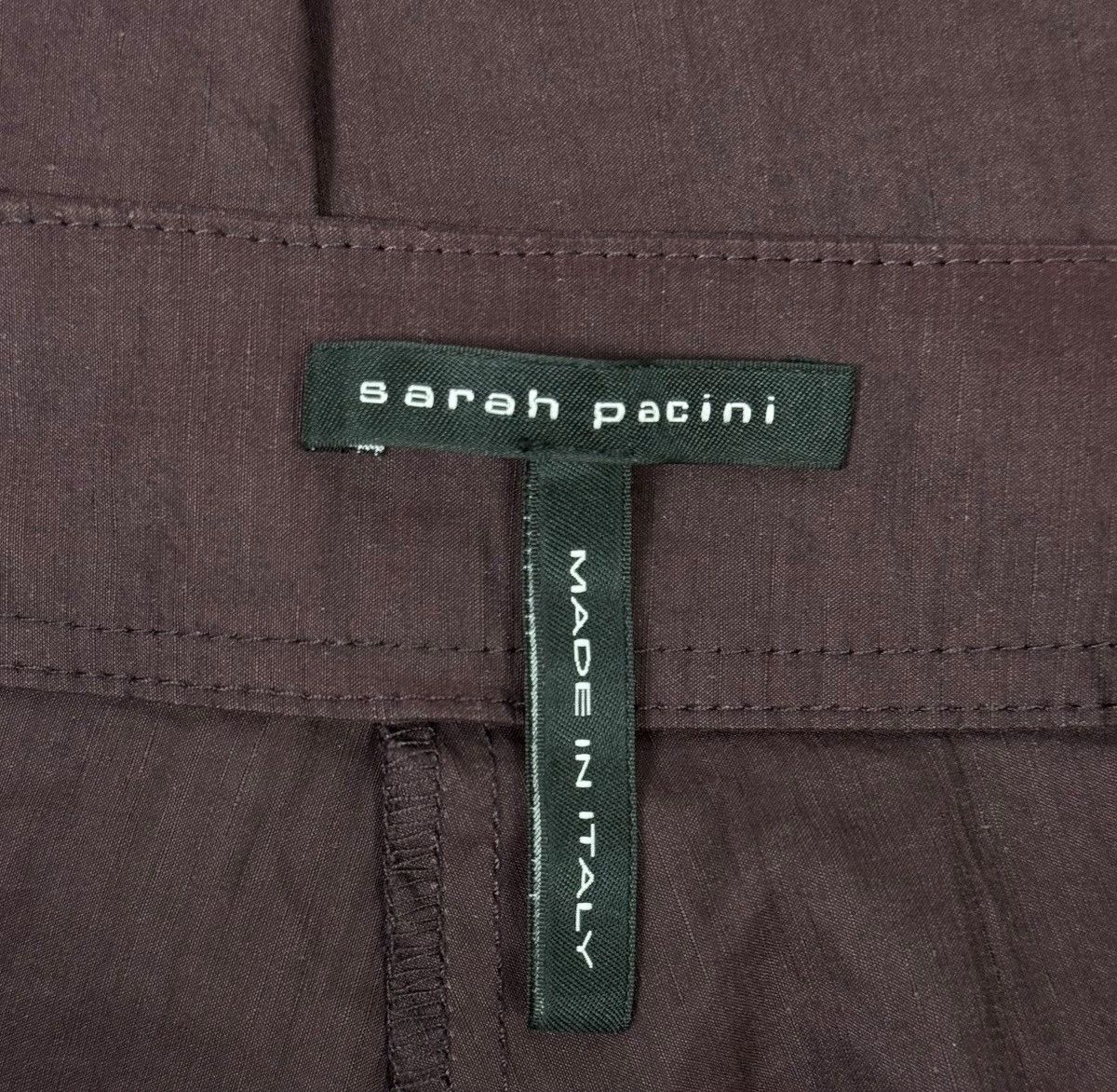Sarah Pacini Sarah Pacini Linen-Elastan Slim Pants size 1 Size 24" / US 00 / IT 34 - 11 Thumbnail