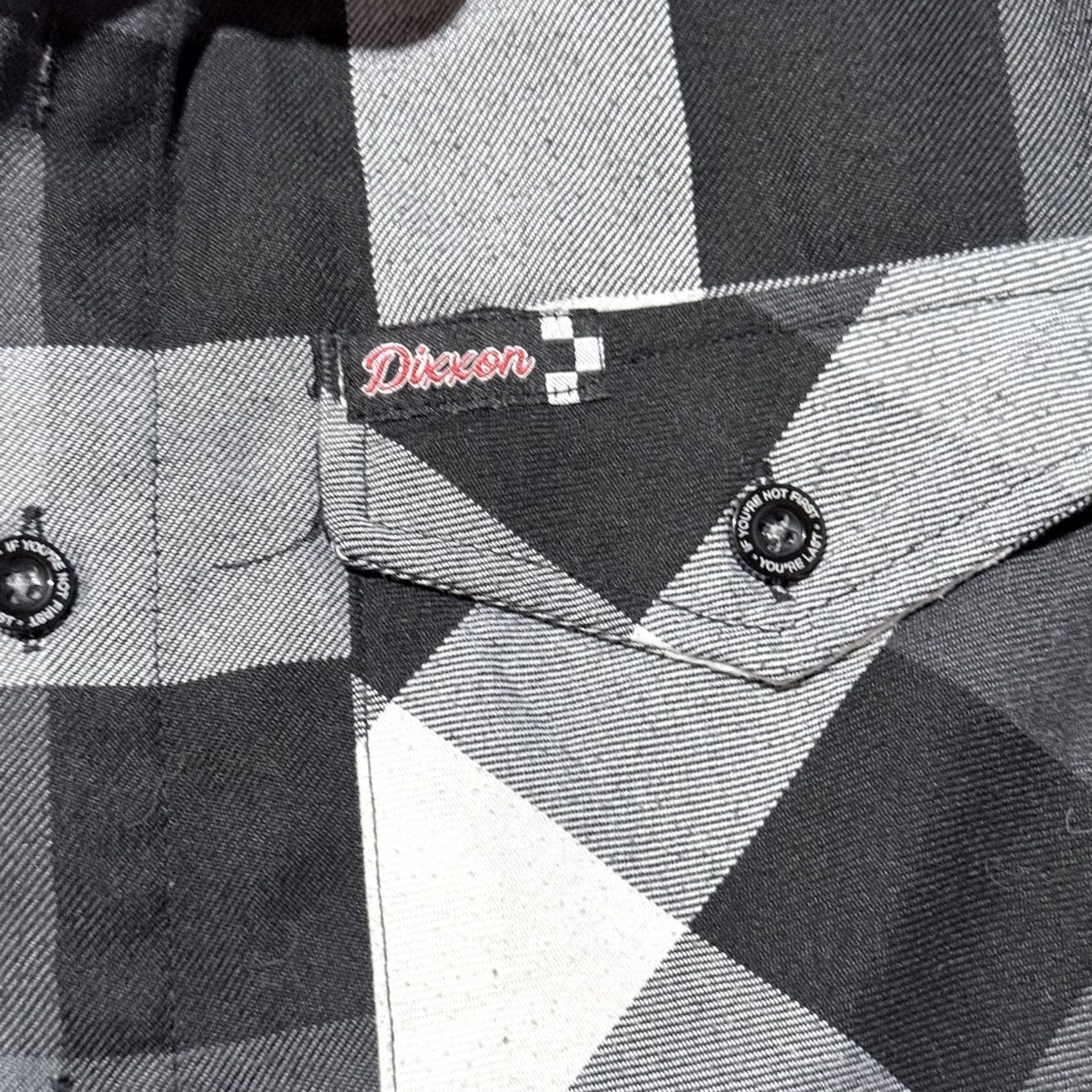 Vintage Dixxon Flannel Co. Finish Line Shirt Men Black Buffalo Plaid Button Up XS Shirt Men Black Buffalo Plaid Button Up XS Size US XS / EU 42 / 0 - 4 Thumbnail