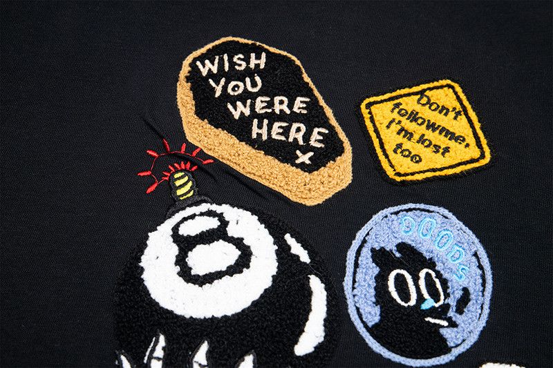 Japanese Brand American street style badge embroidered T-shirt for men Size US M / EU 48-50 / 2 - 4 Thumbnail