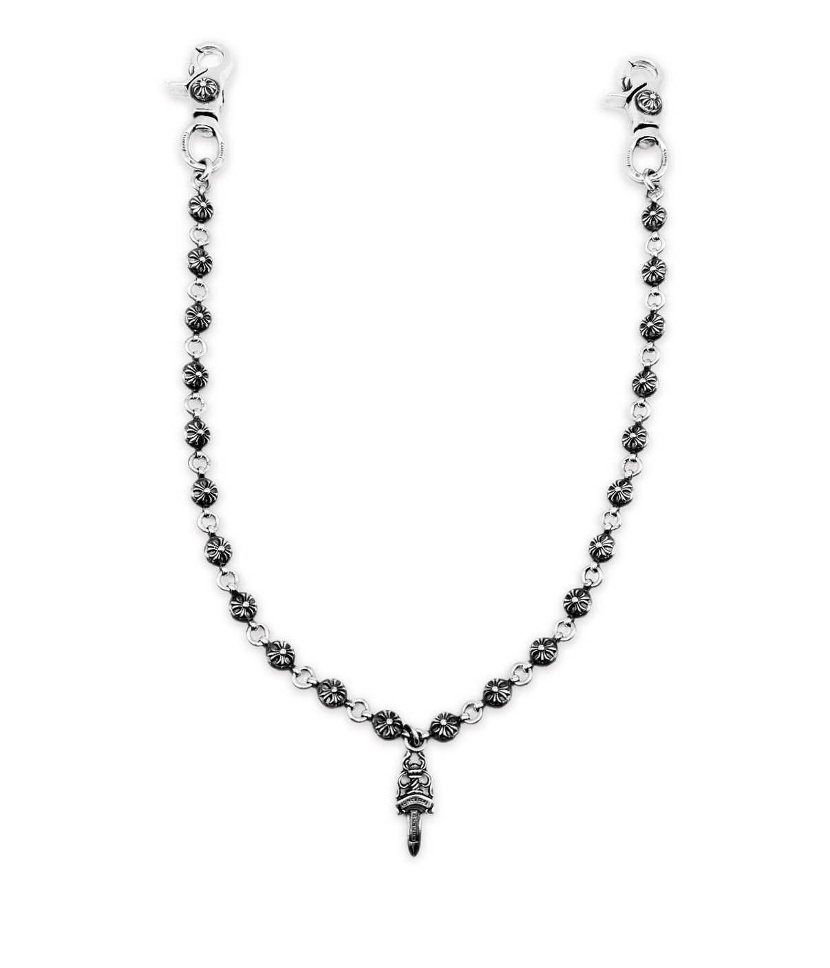Chrome Hearts Chrome Hearts Dagger Pendant 22 Link Cross Ball Double Lobster Wallet Chain Size ONE SIZE - 1 Thumbnail