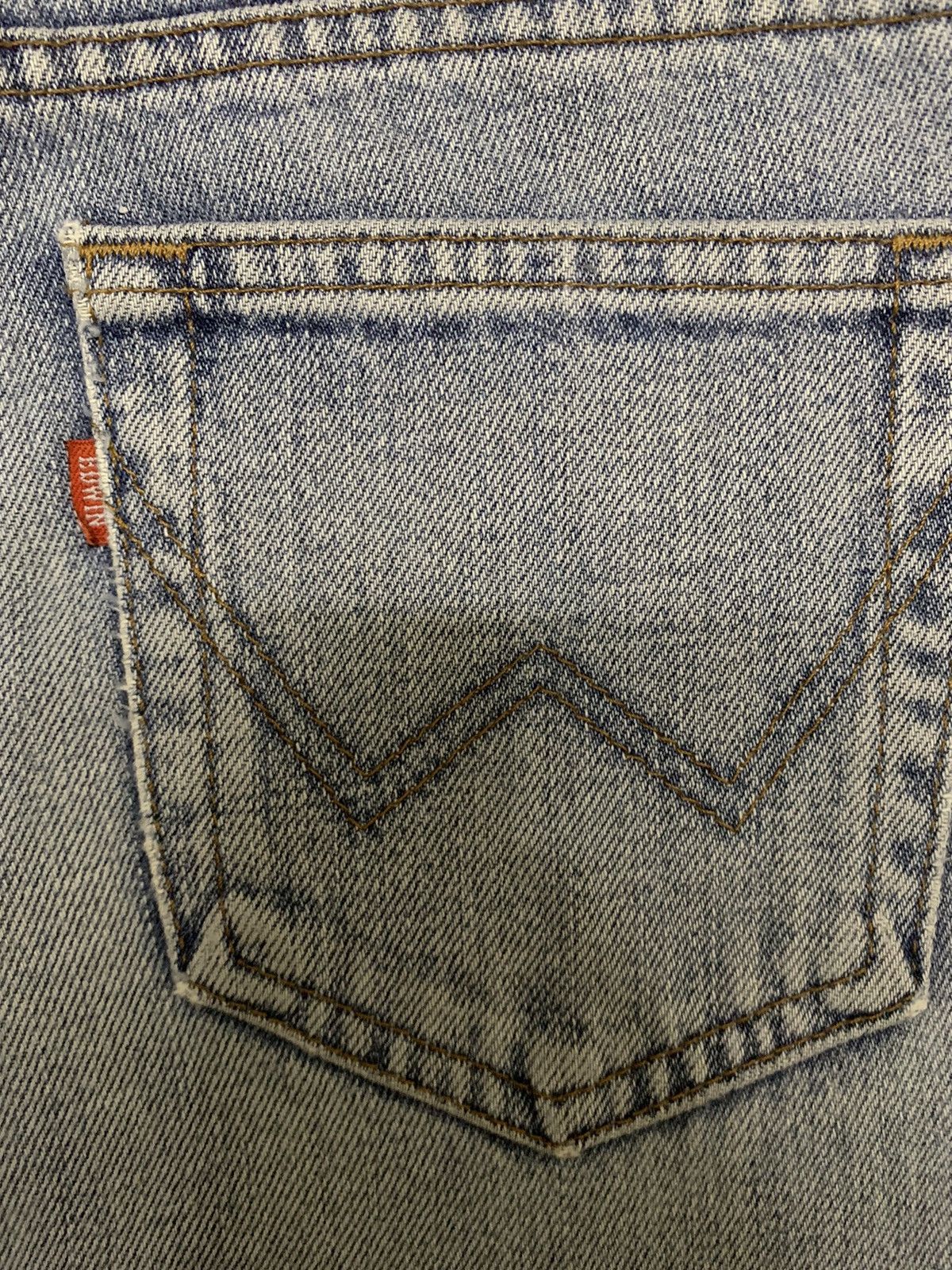 Edwin Vintage Edwin XJeans 400 Flared Bell Bottom Distressed Jeans Size US 28 / EU 44 - 14 Thumbnail
