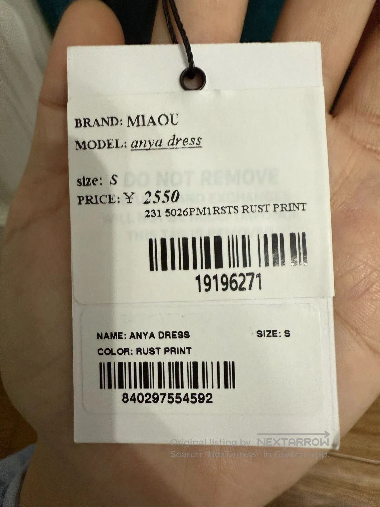 Miaou Miaou Printed Mesh Dress for Women. Size M / US 6-8 / IT 42-44 - 4 Thumbnail