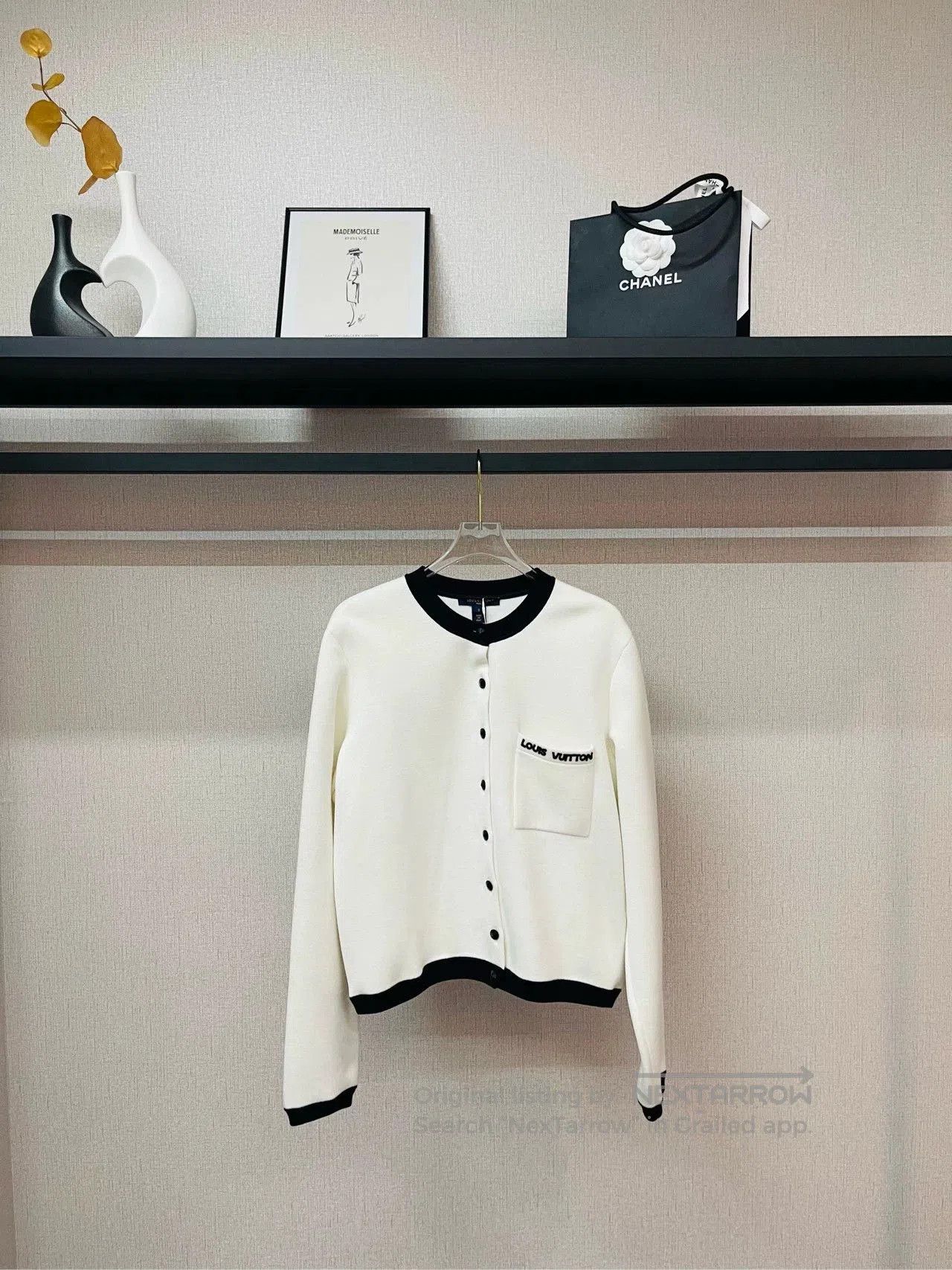 Louis Vuitton LV 24 Black White Knit Jacket. Size US S / EU 44-46 / 1 - 1 Thumbnail