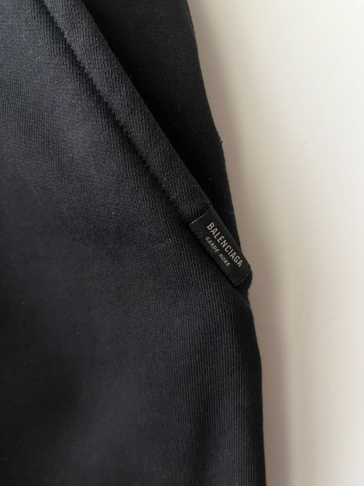 Balenciaga Balenciaga Black cotton track Pants Size 27" / US 4 / IT 40 - 5 Thumbnail