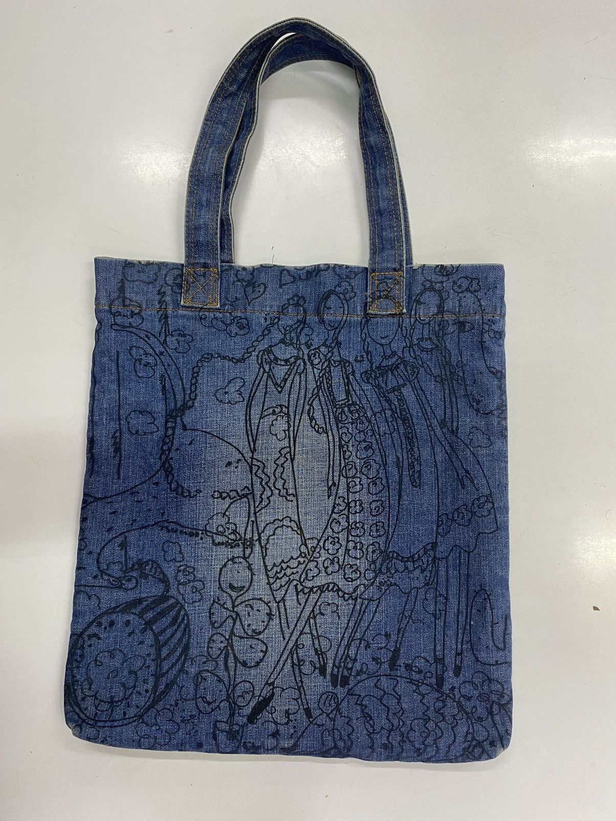Issey Miyake × Tsumori Chisato Tsumori Chisato Issey Miyaki Denim Tote Bag Size ONE SIZE - 5 Thumbnail