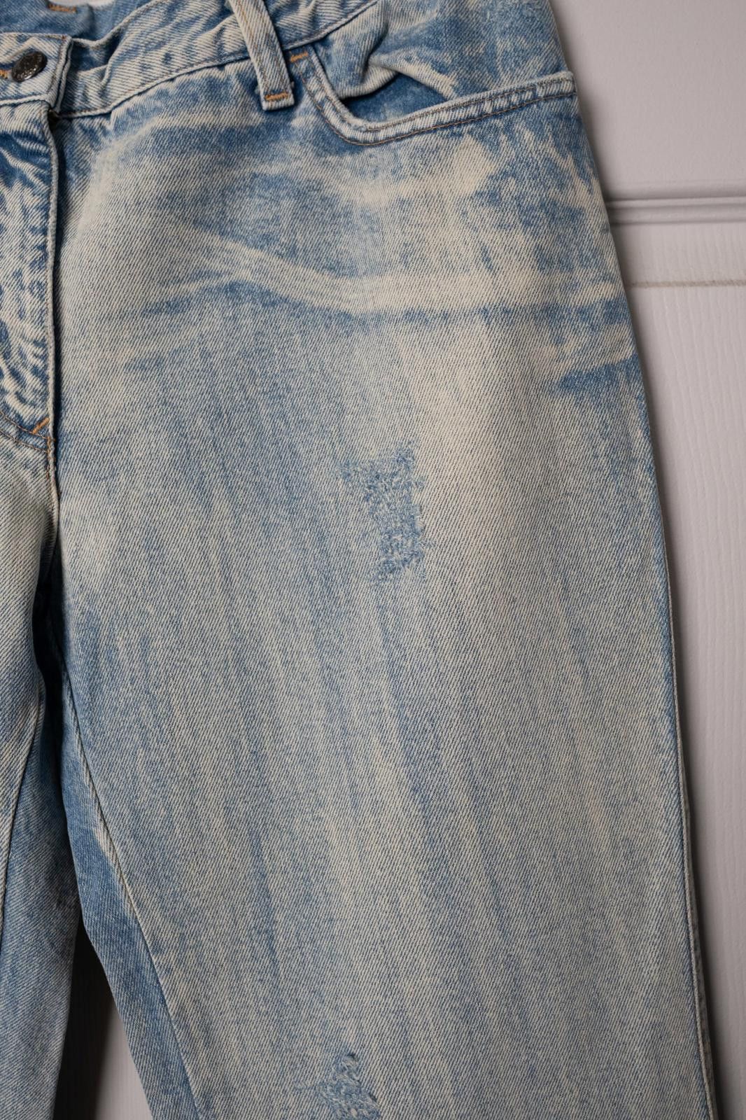 Fendi 90's Fendi Jeans Stone Washed Distress Flared Jeans (46) Size 32" / US 10 / IT 46 - 3 Thumbnail