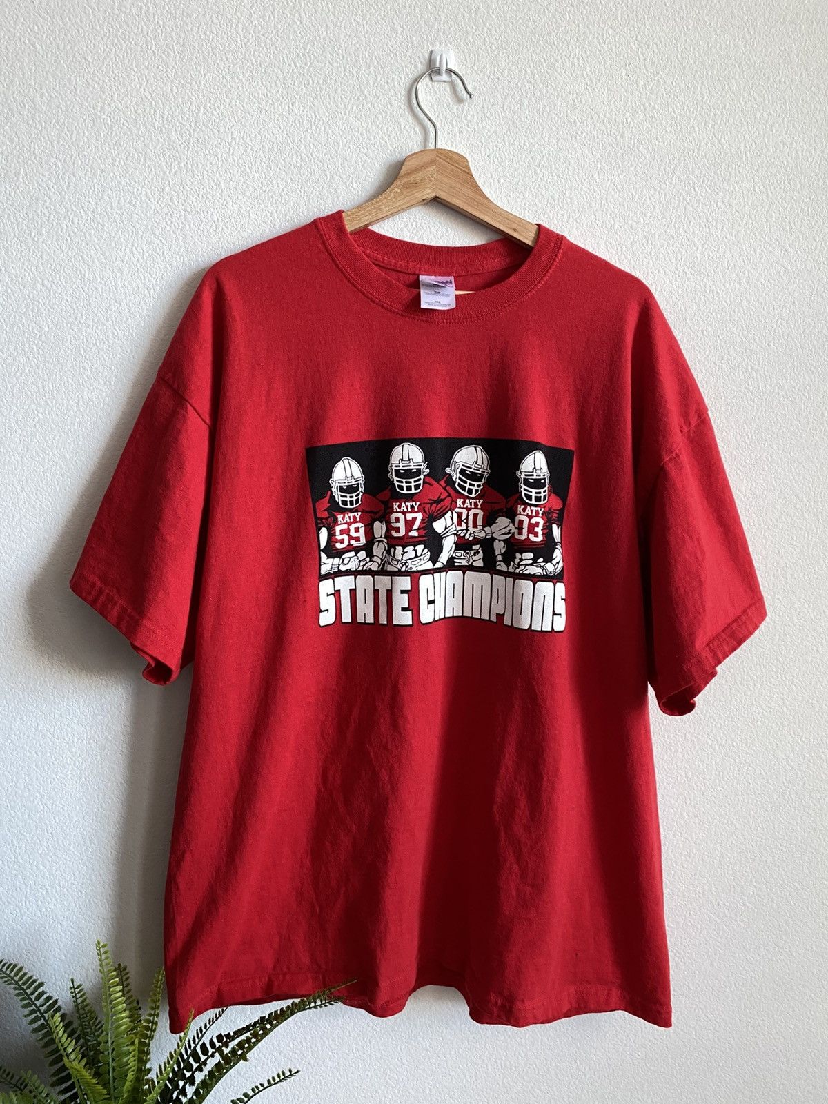 Vintage Vintage 00s Texas Football Champions Tee Size US XXL / EU 58 / 5 - 1 Thumbnail