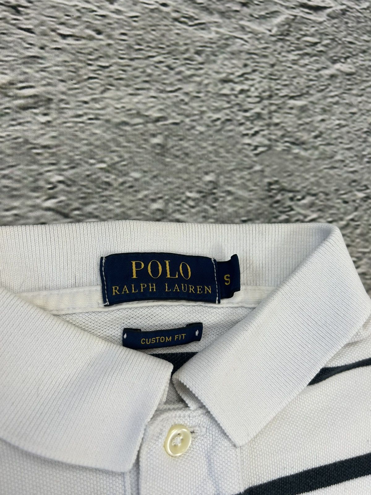 Ralph Lauren Polo Ralph Lauren t-shirt white black striped small pony Size US S / EU 44-46 / 1 - 3 Thumbnail