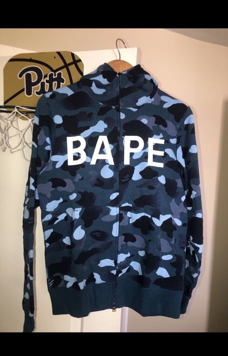 Bape Gradation Camo Full Zip Hoodie Grailed