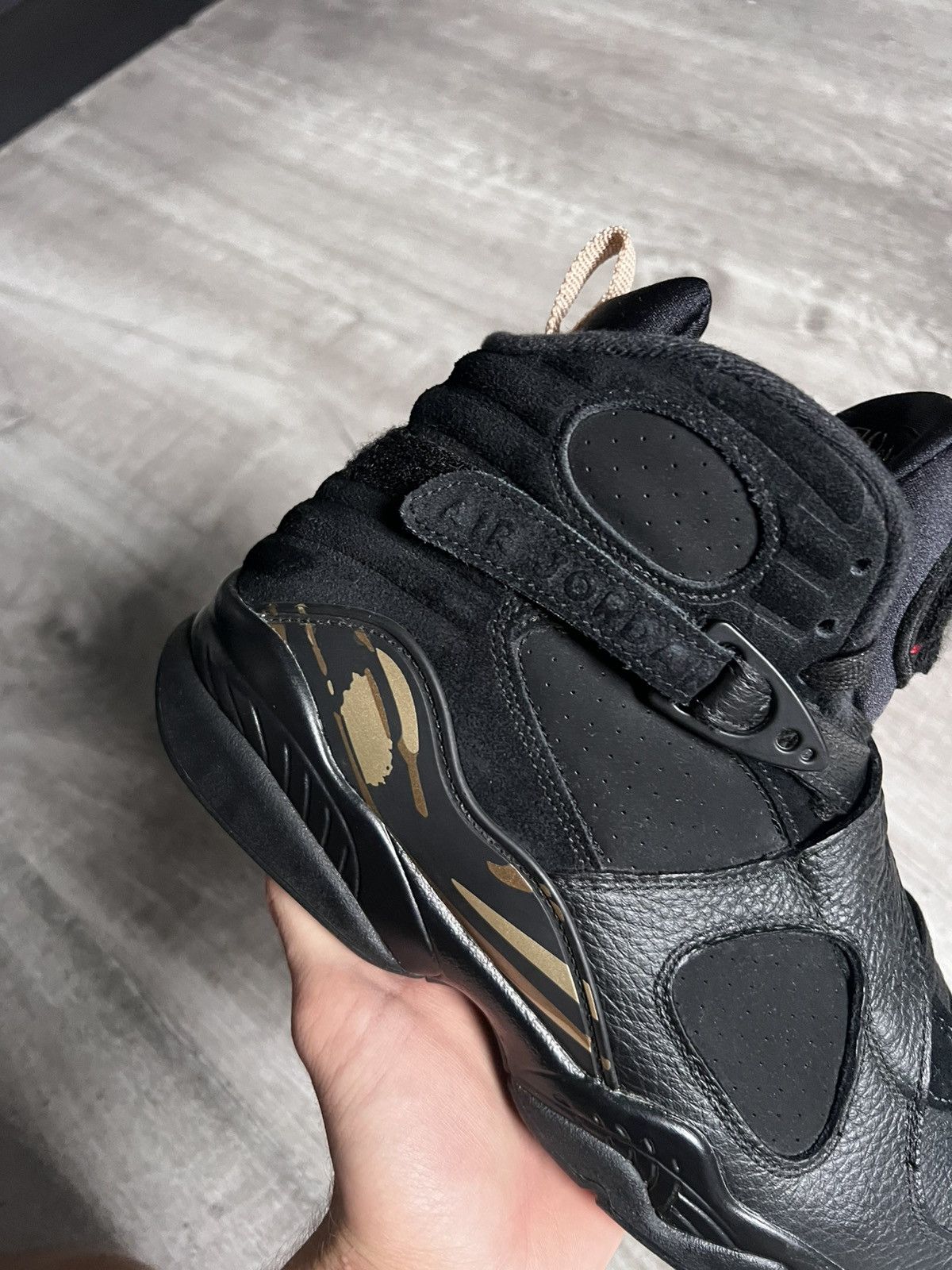 Nike Nike Air Jordan 8 OVO Black Shoes Size US 9.5 / EU 42-43 - 4 Thumbnail