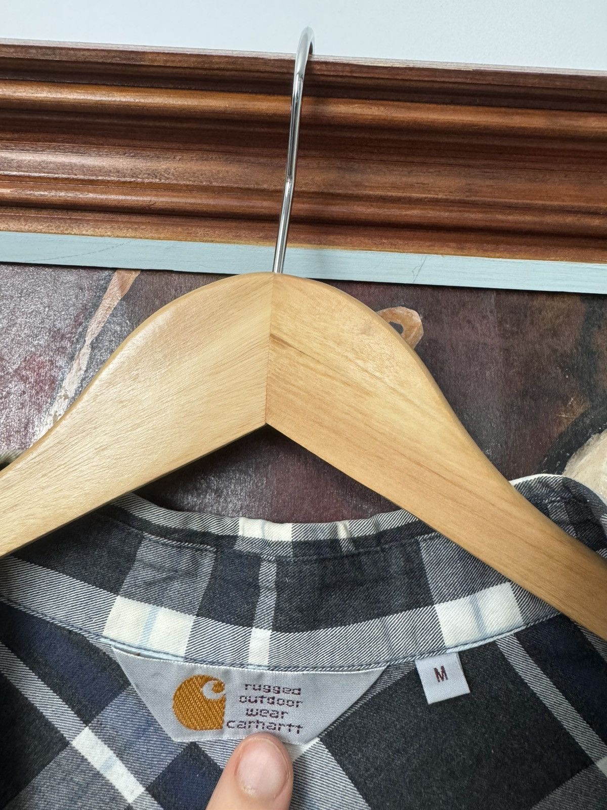 Carhartt Carhartt Workwear Button Up Shirt Checkered Tartan Hype Y2k Size US M / EU 48-50 / 2 - 4 Thumbnail