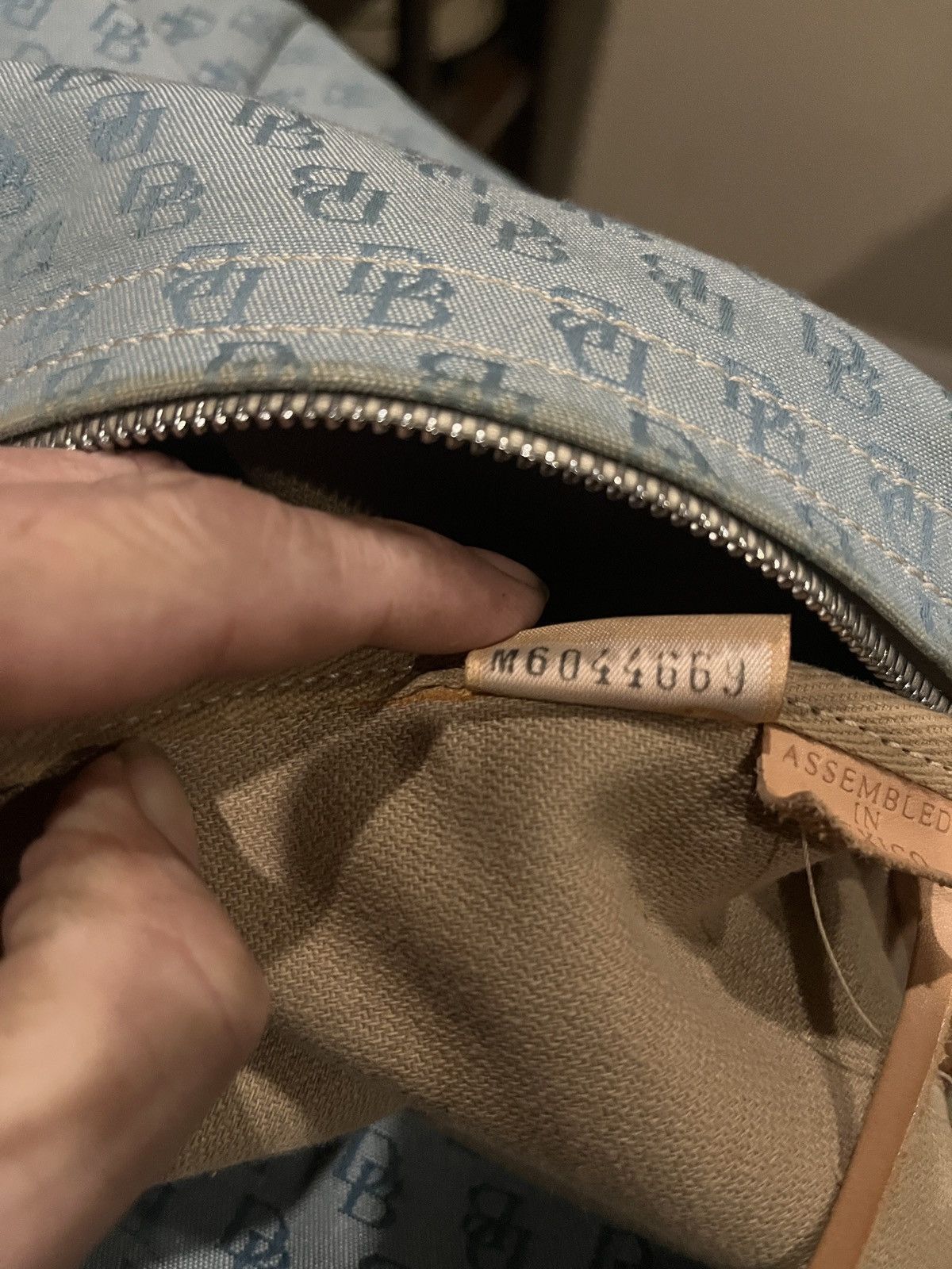 Dooney & Bourke Dooney & Bourke Light Blue Monogram Shoulder Bag | DB Logo Size ONE SIZE - 15 Thumbnail