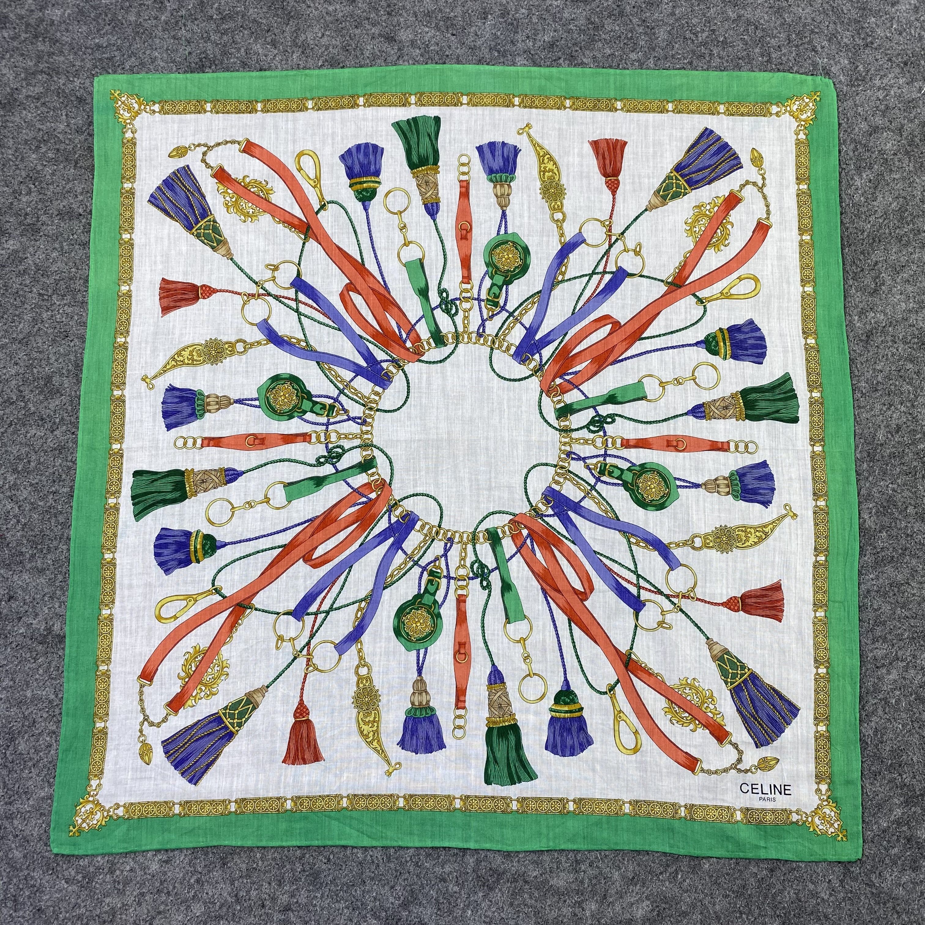 Celine Celine Handkerchief / Bandana / Neckerchief-B2132 Size ONE SIZE - 3 Thumbnail