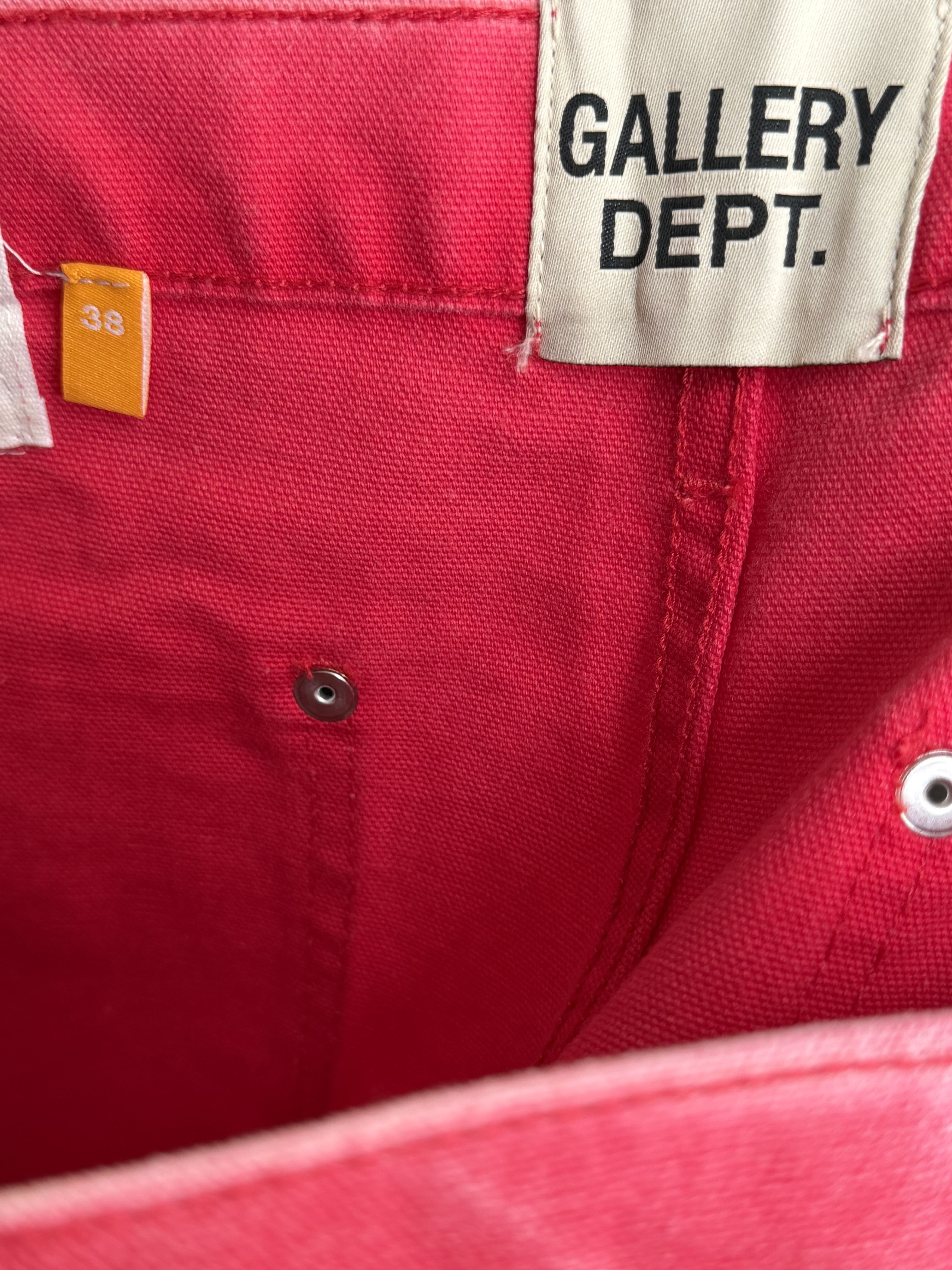 Gallery Dept. Gallery Dept Red LA Flare Carpenter Pants Size US 28 / EU 44 - 3 Thumbnail
