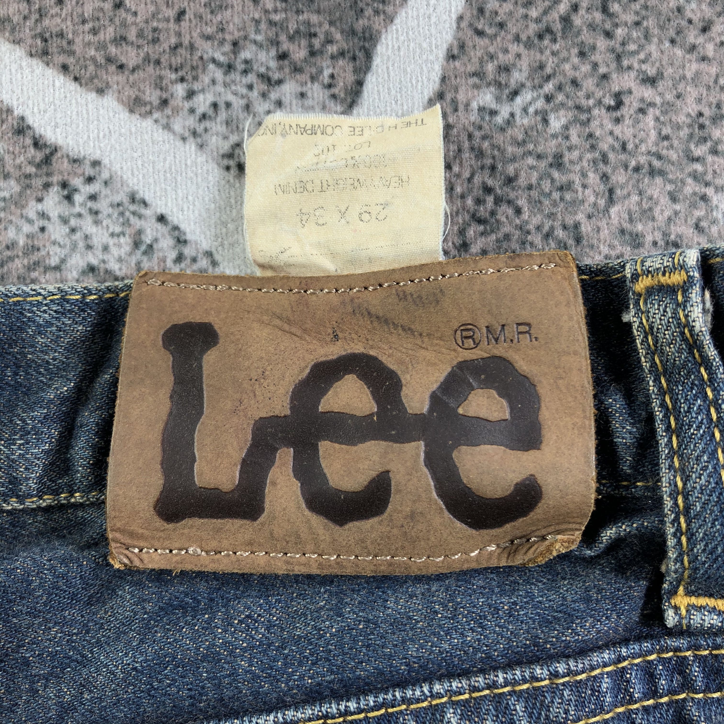 Lee Vintage Lee Riders Jeans Faded Blue Denim KJ2430 Size US 29 - 5 Thumbnail