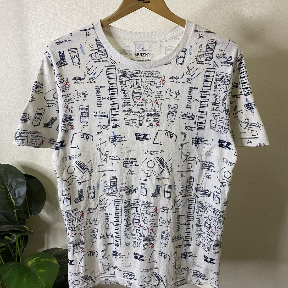 Jean-Michel Basquiat JMB x Moma Special Edition Art Tshirt AllOverPrint Size US M / EU 48-50 / 2 - 2 Thumbnail