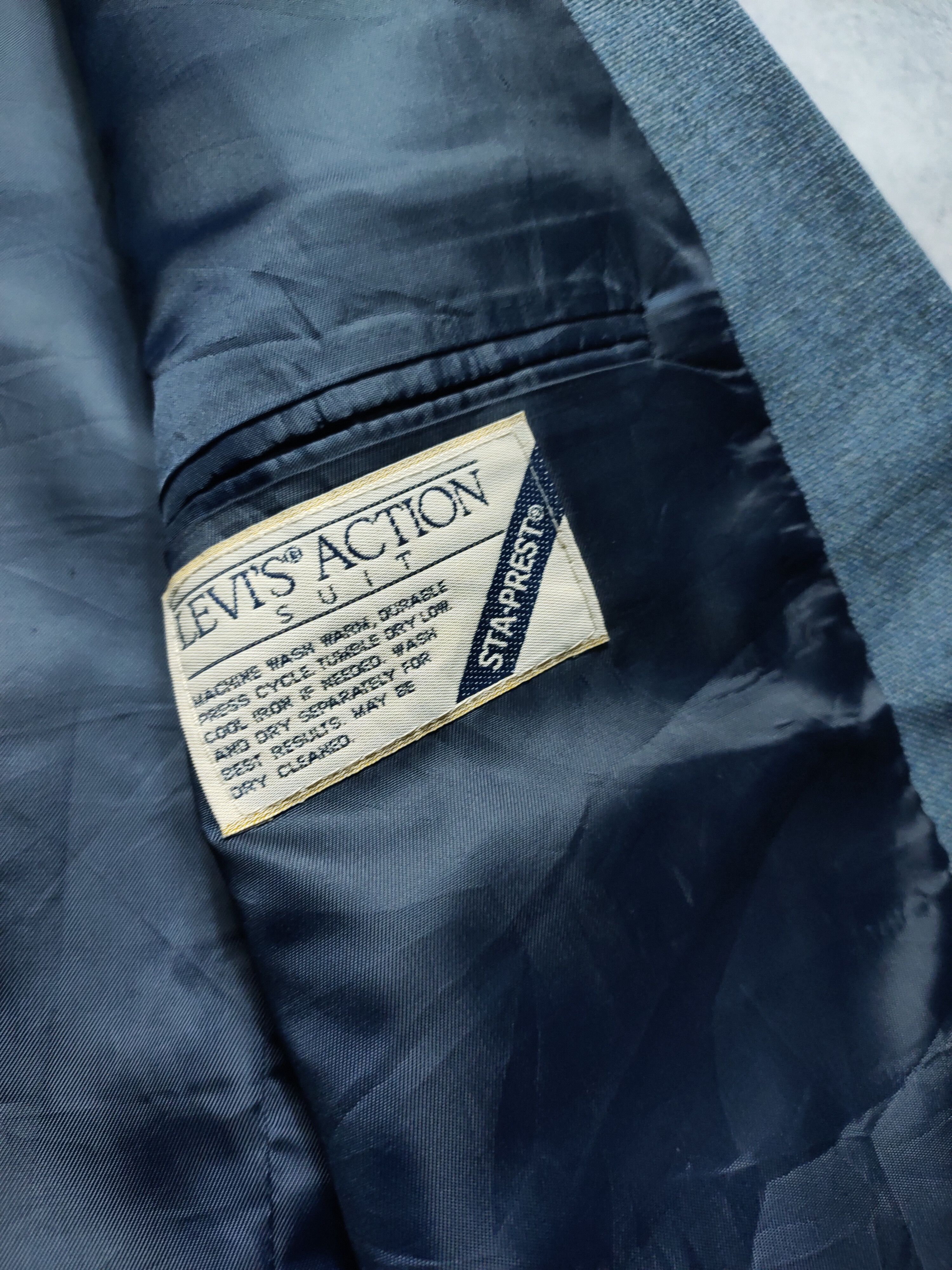 Levi's Vintage Clothing Vintage Levis Sta-Prest Action Suit Size 42R - 4 Thumbnail
