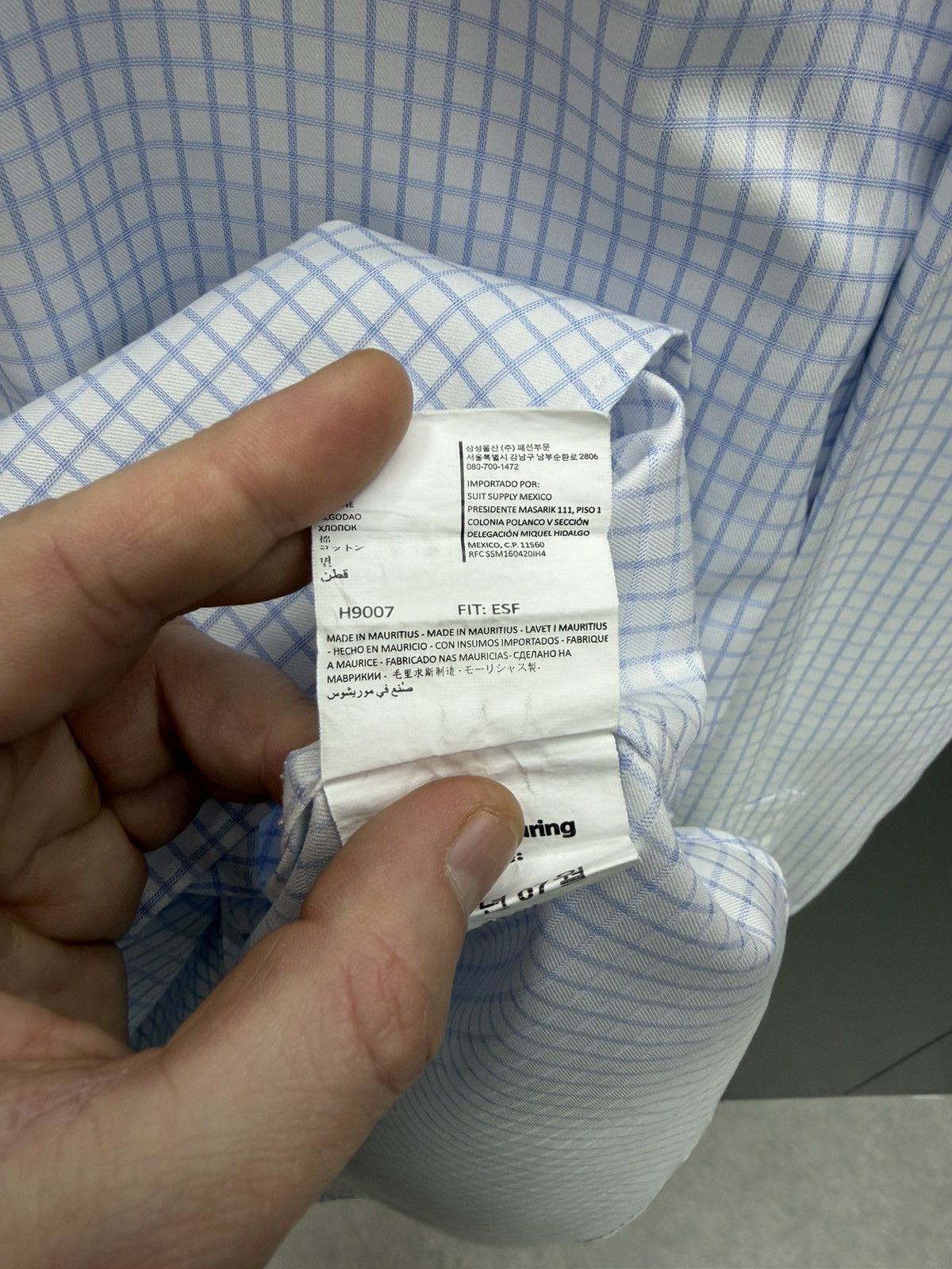 Suitsupply Suitsupply Traveller Cotton Long Sleeve Shirt Size 42 Size US XL / EU 56 / 4 - 8 Thumbnail