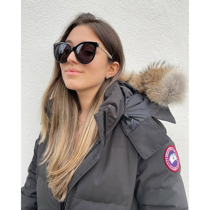 Gucci Gucci GG0565S 001 Women Sunglasses Black Cat Eye Frame Size ONE SIZE - 2 Thumbnail