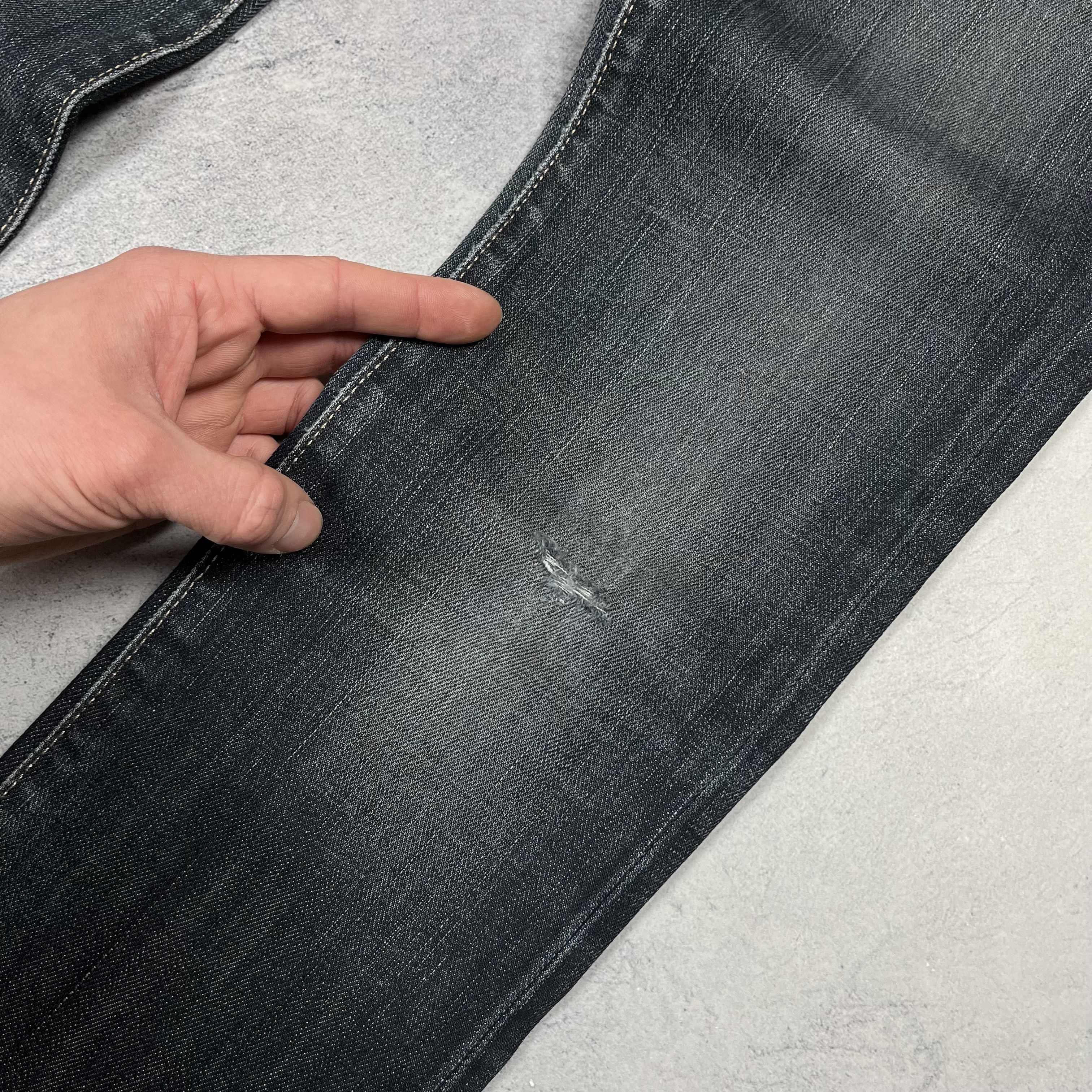 Evisu × Puma Vintage Evisu X Puma Y2K Low Rise Jeans Pants Size 29" - 14 Thumbnail
