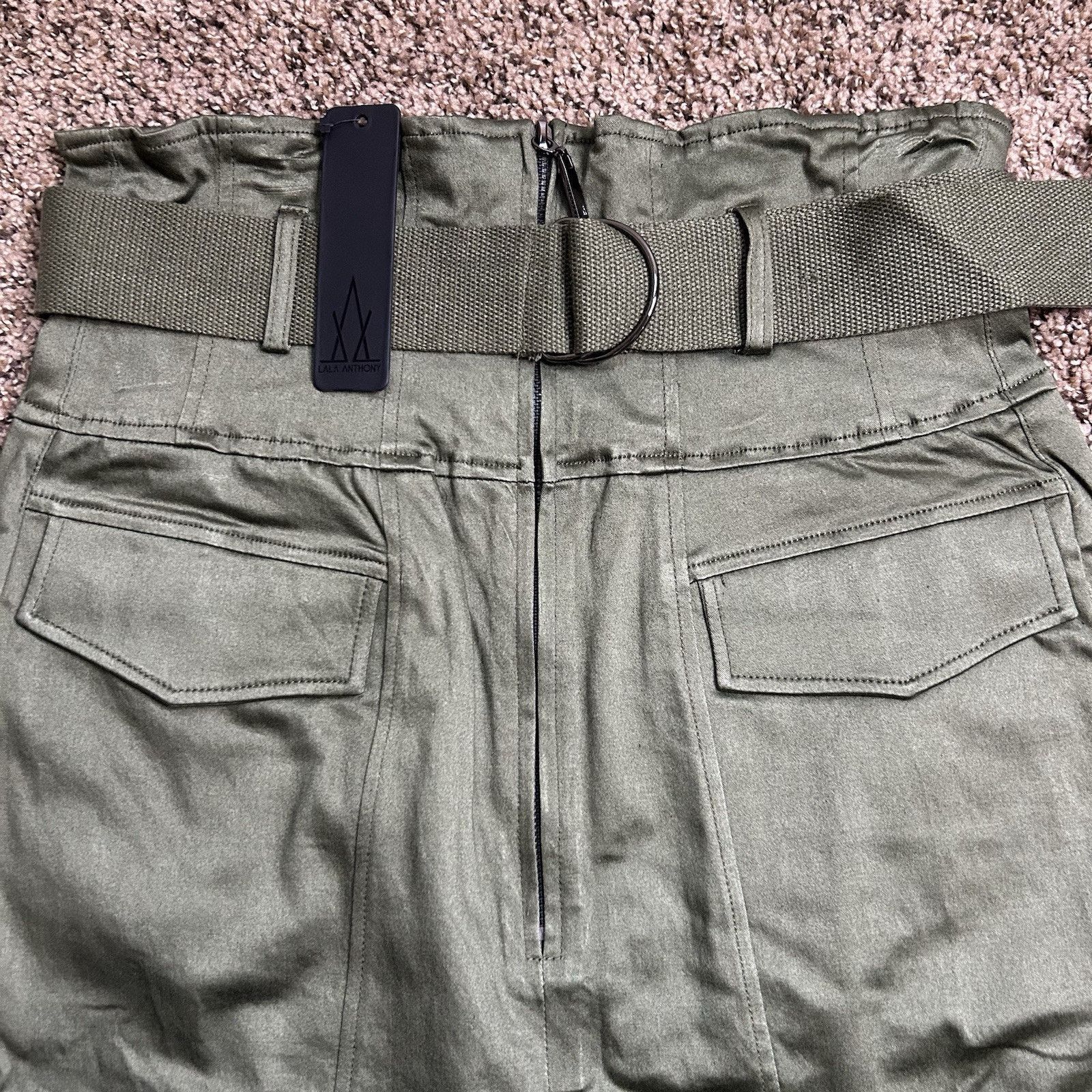 Other Lala Anthony Army Green Skirt - Women’s Size 12 Size 34" / US 12 / IT 48 - 4 Thumbnail