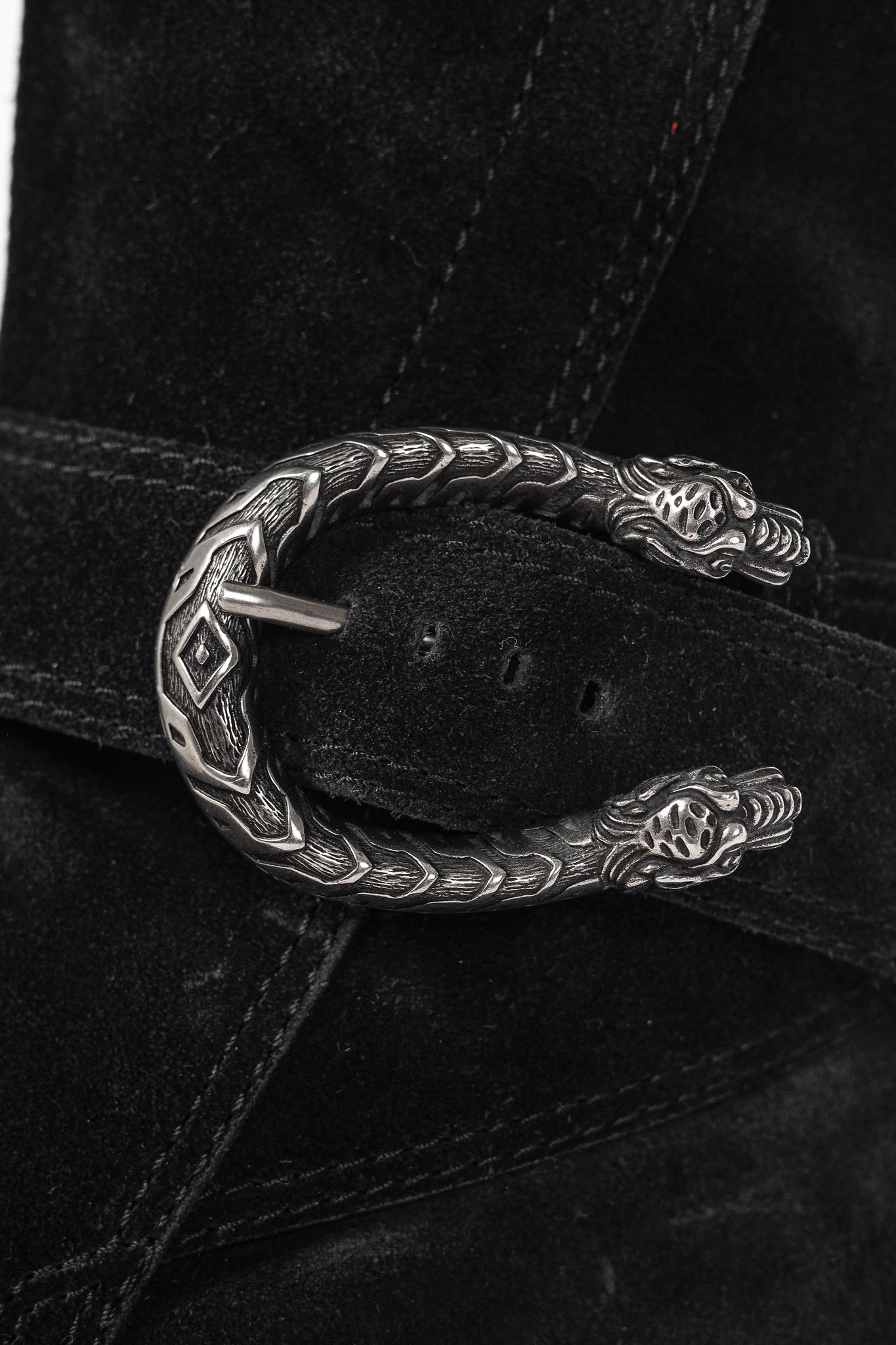 Gucci Gucci Dionysus Nero Suede Over-The-Knee Boots Size US 8.5 / IT 38.5 - 8 Thumbnail