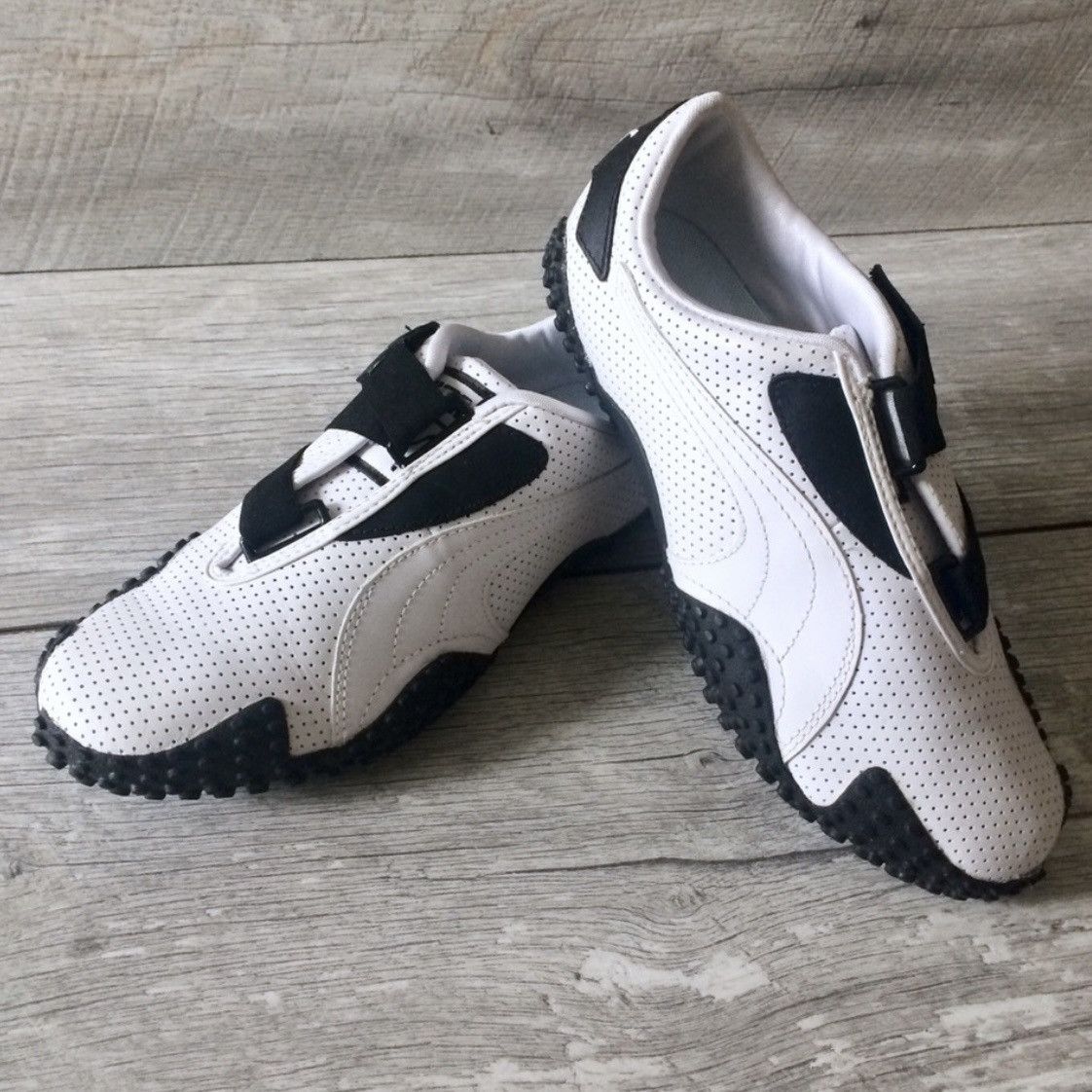 Puma × Vintage Puma Mostro Perforated Leather Sneaker Size US 7.5 / IT 37.5 - 2 Thumbnail
